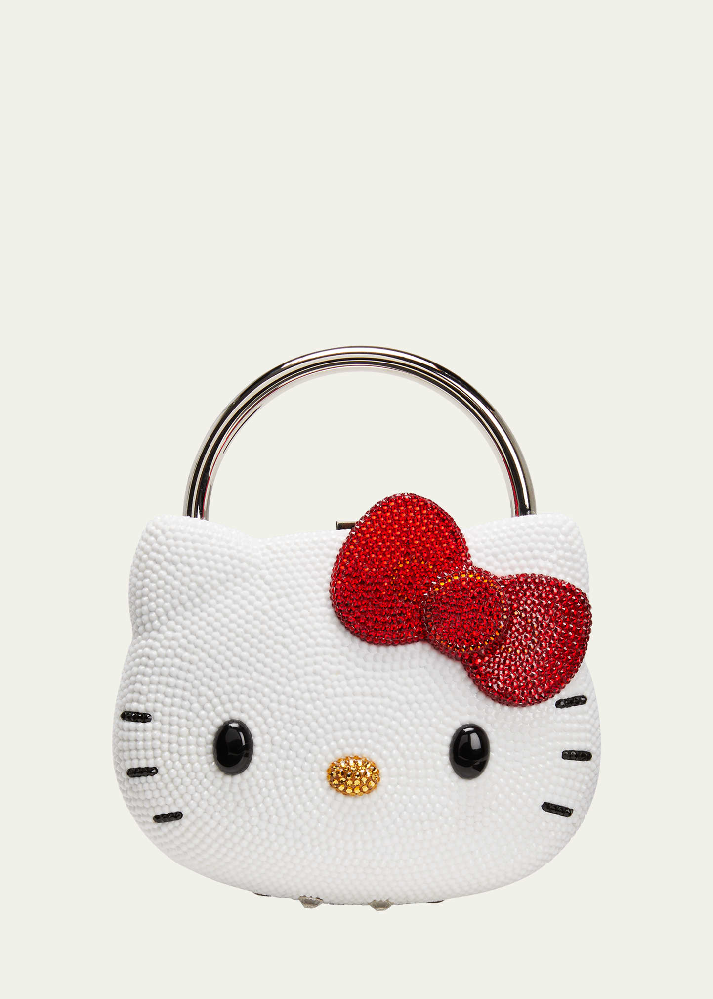  Hello Kitty Face Messenger Bag - White : Clothing, Shoes &  Jewelry