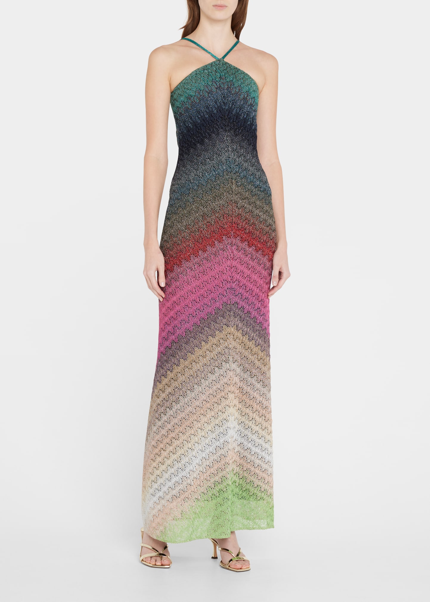 chinese dress ladies Long Turtleneck Dress by Missoni main image 1