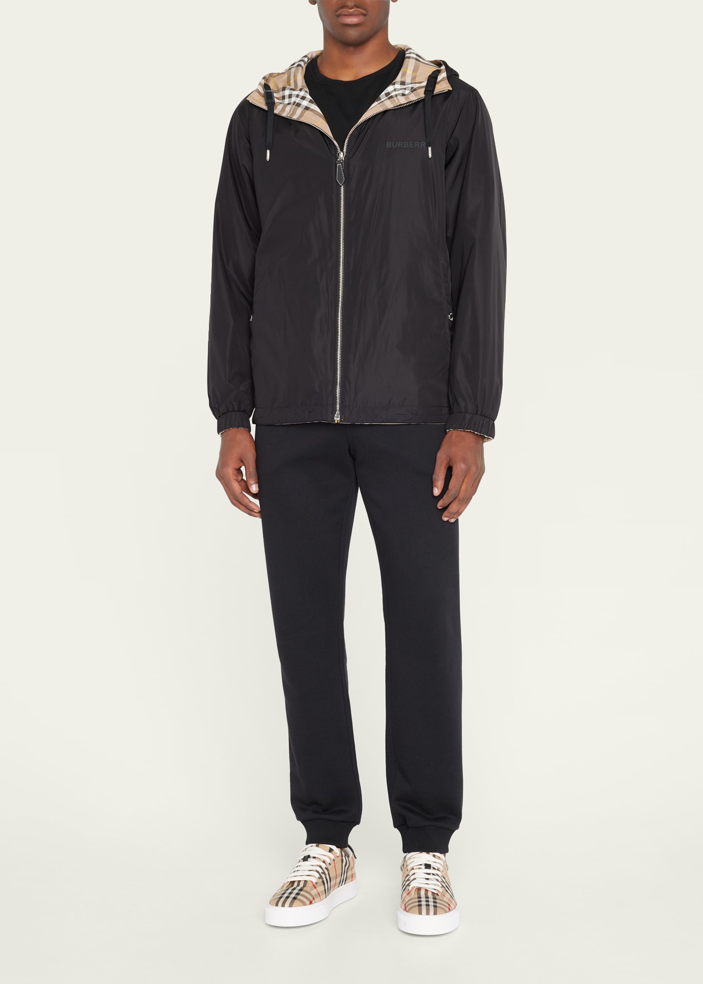 Burberry Men's Stanford Reversible Wind-Resistant Jacket - Bergdorf Goodman