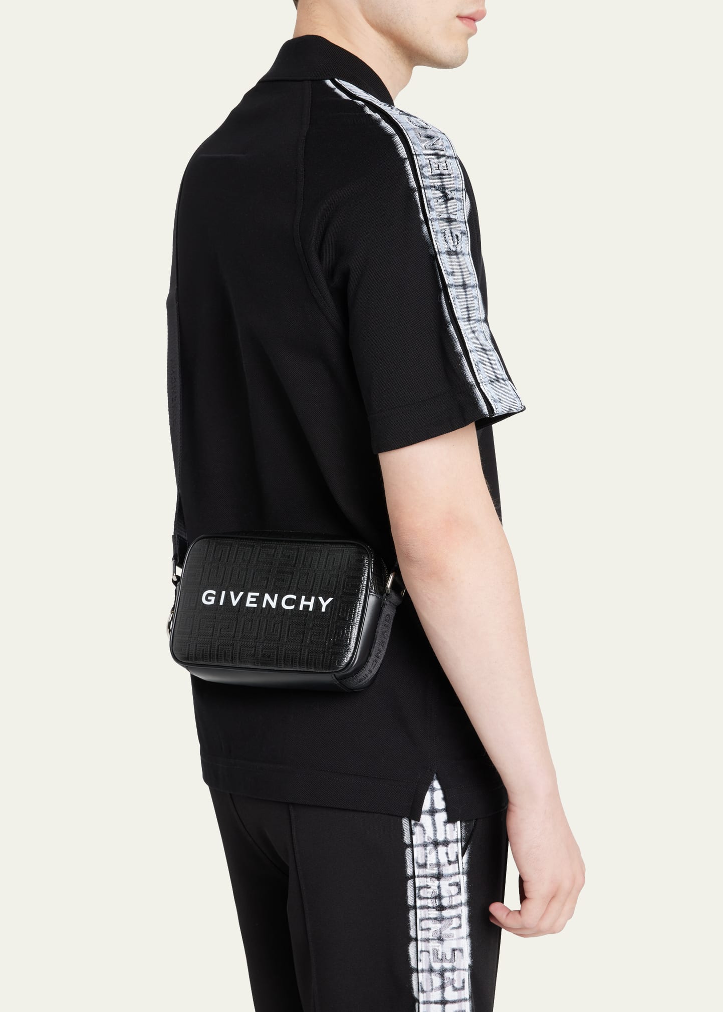 Givenchy Men's 4G-Embossed Logo Crossbody Camera Bag - Bergdorf