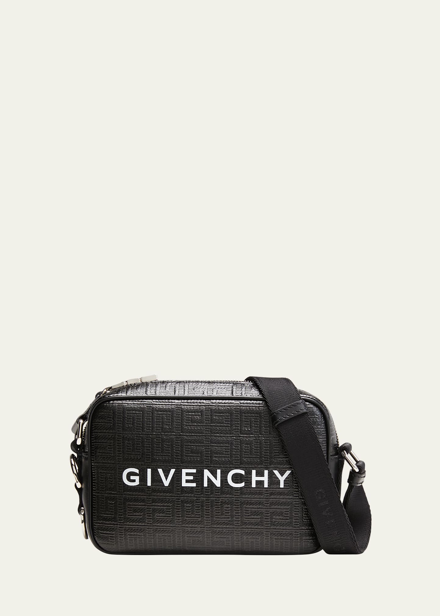 Givenchy Men's 4G-Embossed Logo Crossbody Camera Bag