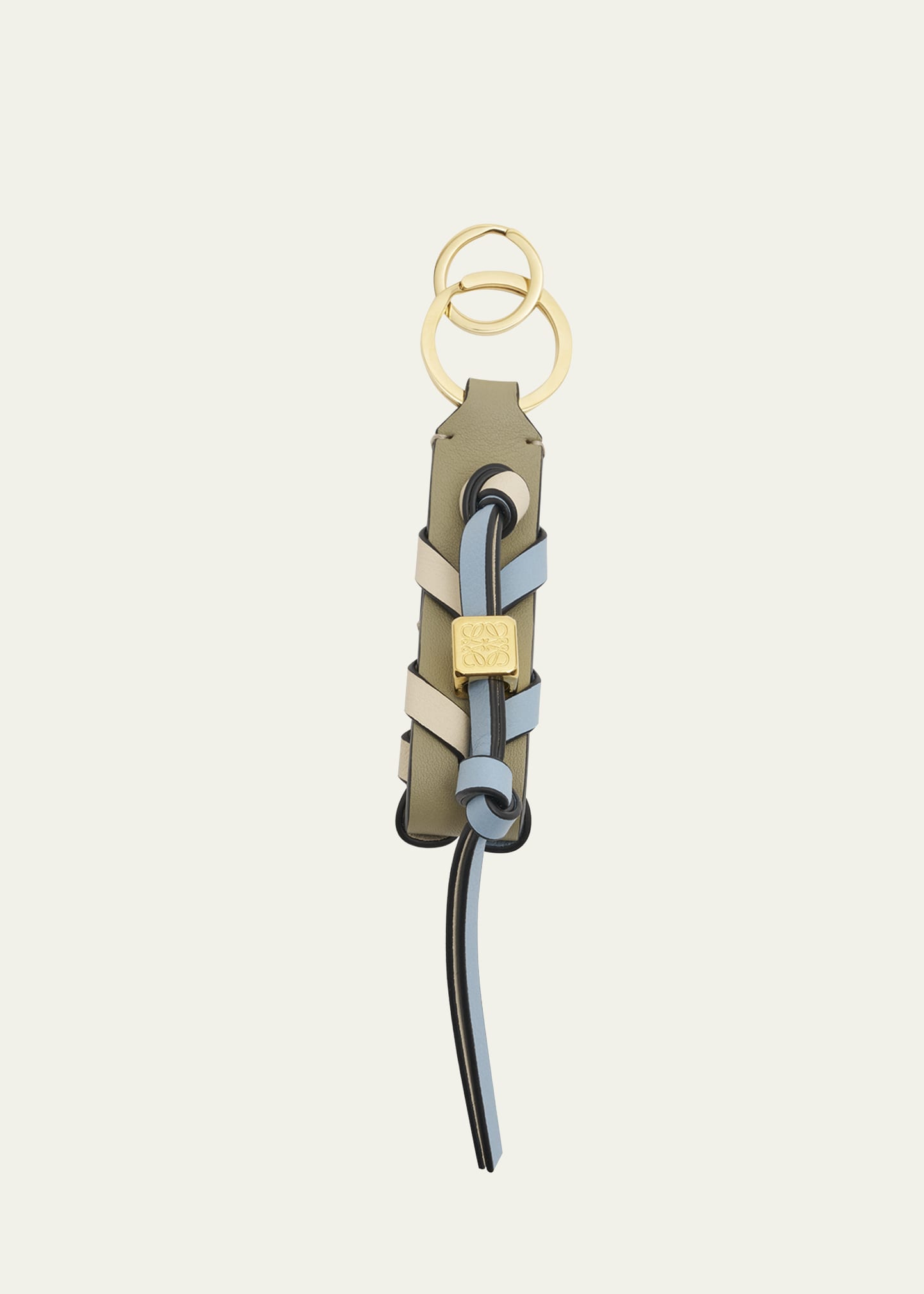 Braided Leather Key Chain – San Filippo Leather