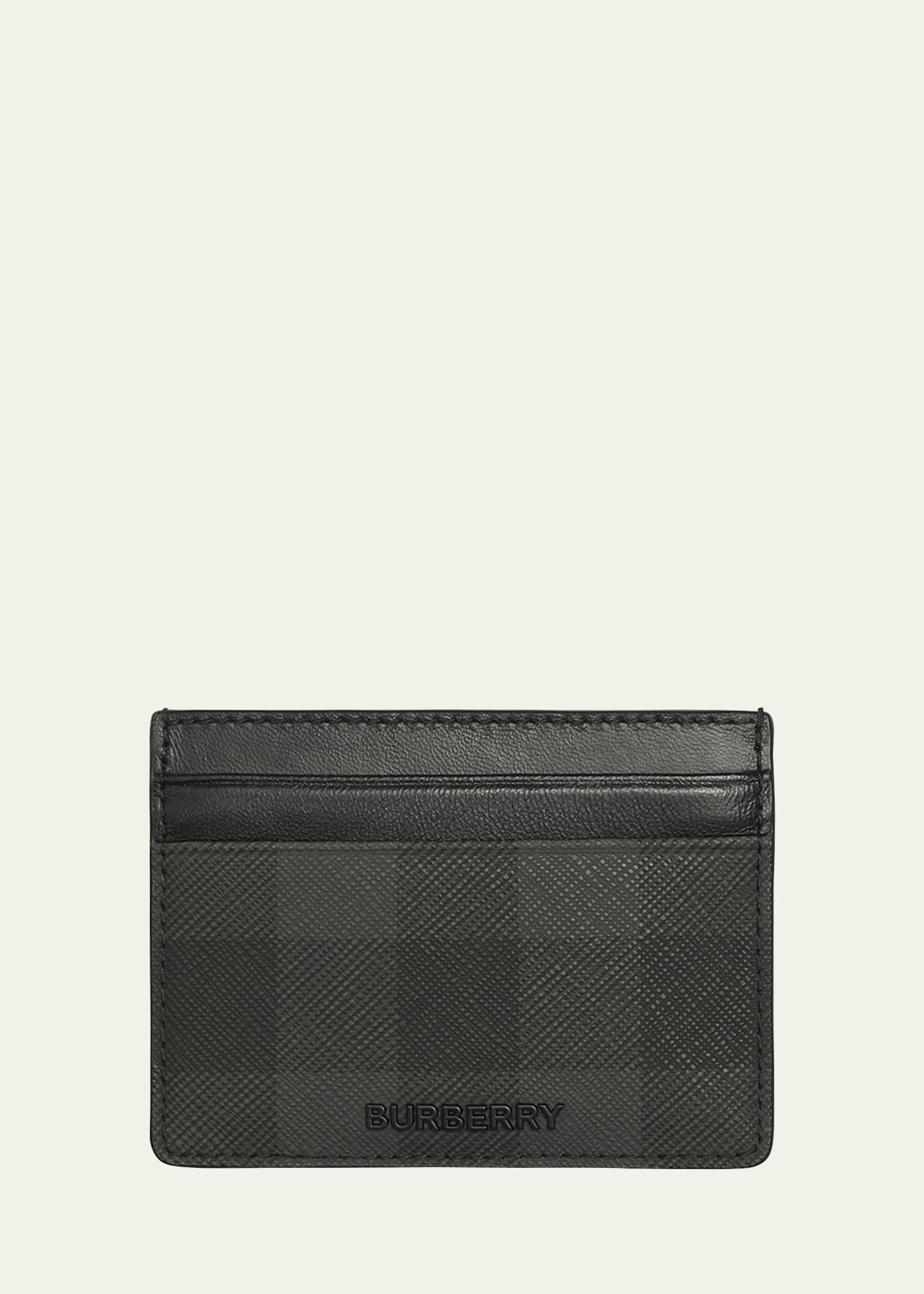 Burberry LS Sandon Logo Leather Card Holder on SALE