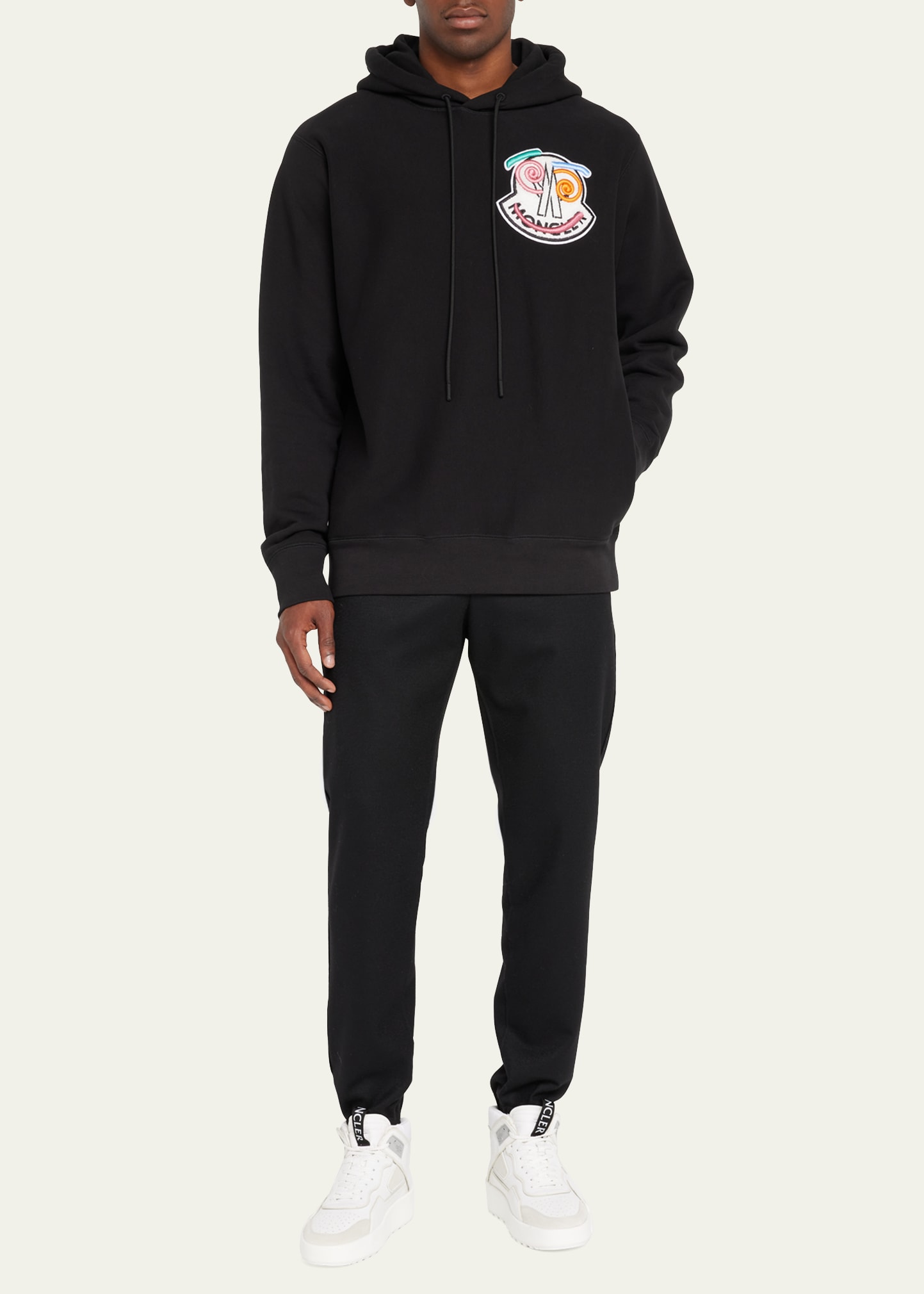 Moncler Genius 2 Moncler 1952 Logo Patch Hoodie - Bergdorf Goodman