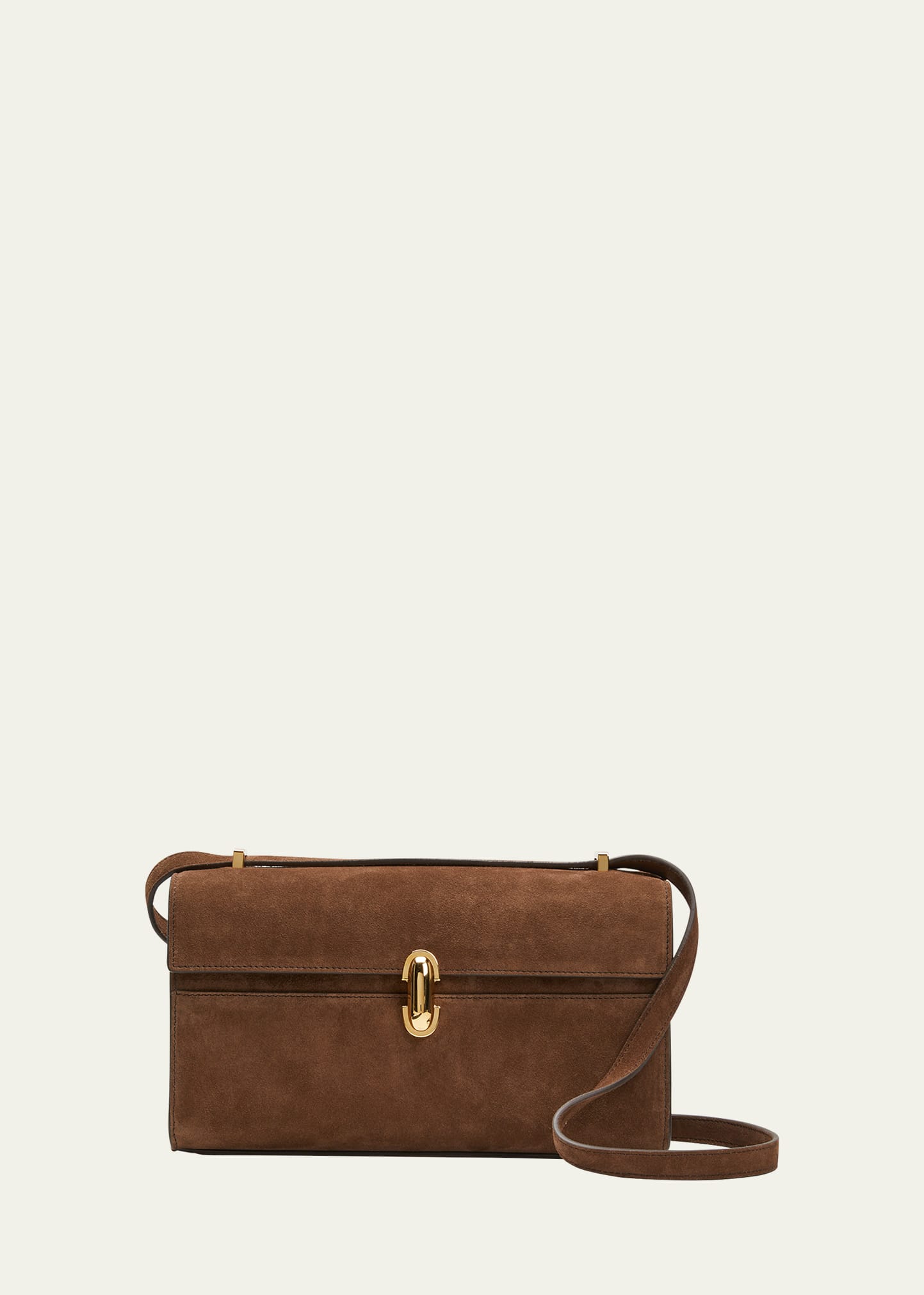 Savette Symmetry 26 Leather Crossbody Bag - Brown