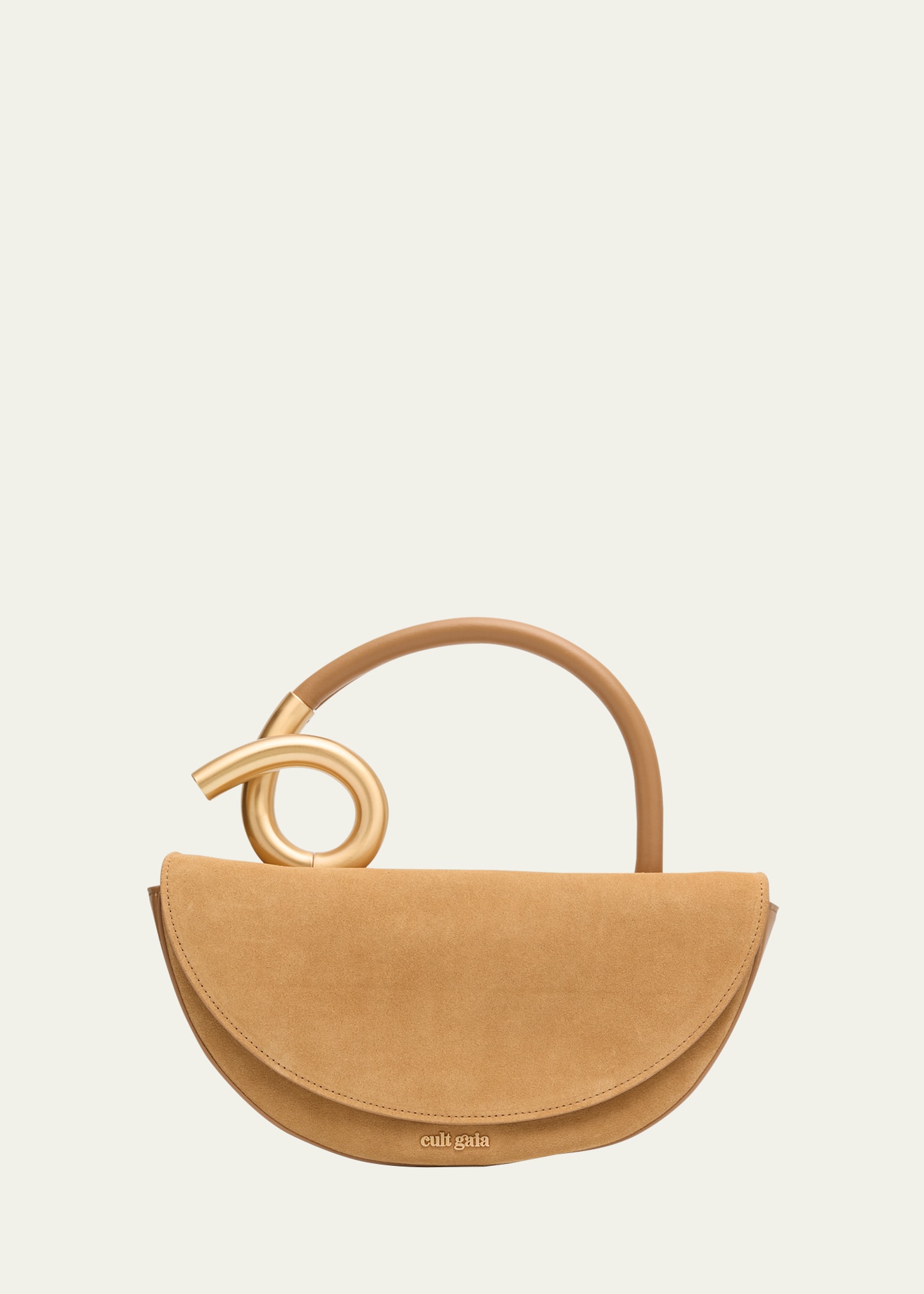 Cult Gaia Azariah Coil Leather Top-Handle Bag - Bergdorf Goodman