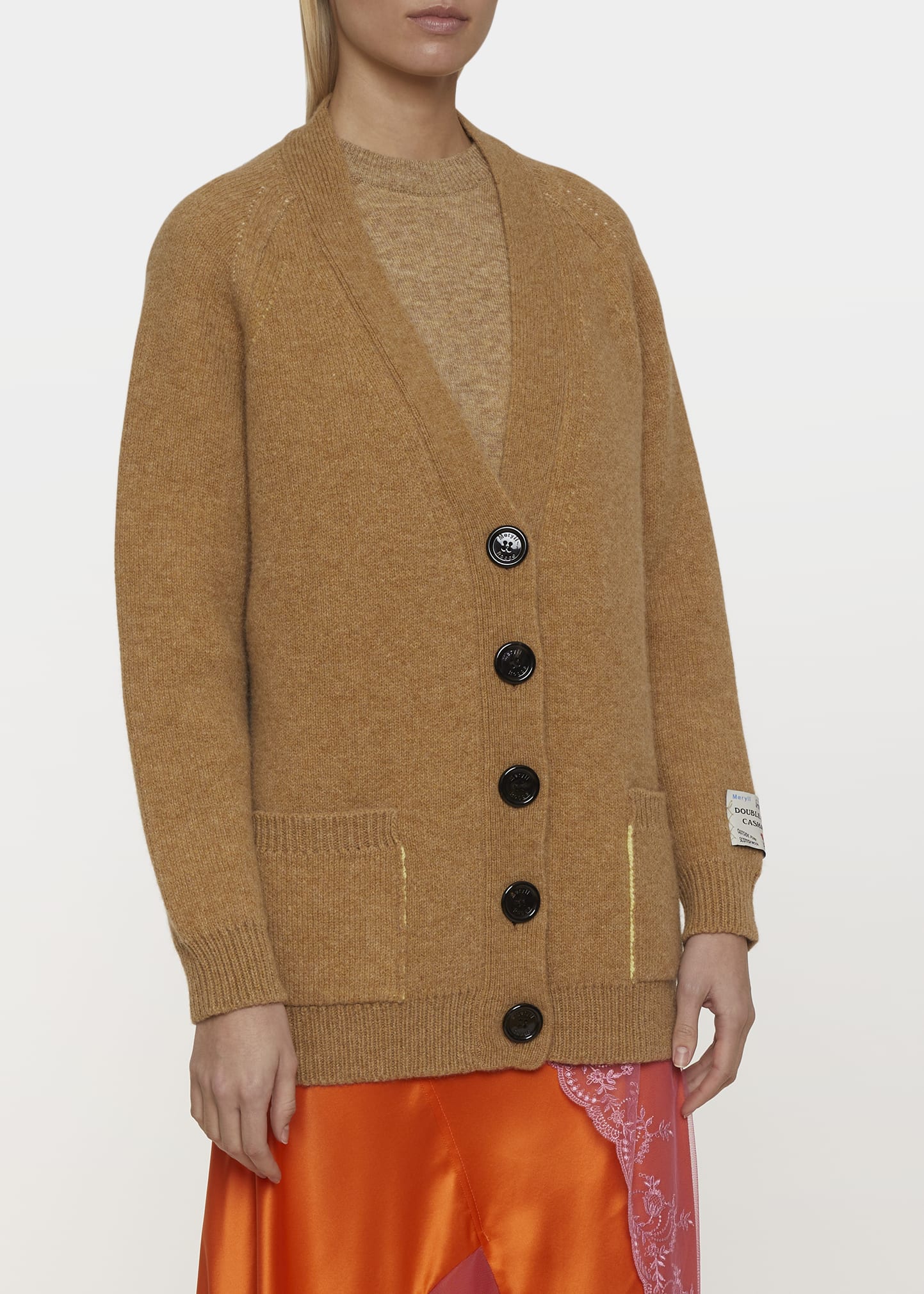 MERYLL ROGGE Oversized Wool-Cashmere Cardigan - Bergdorf Goodman