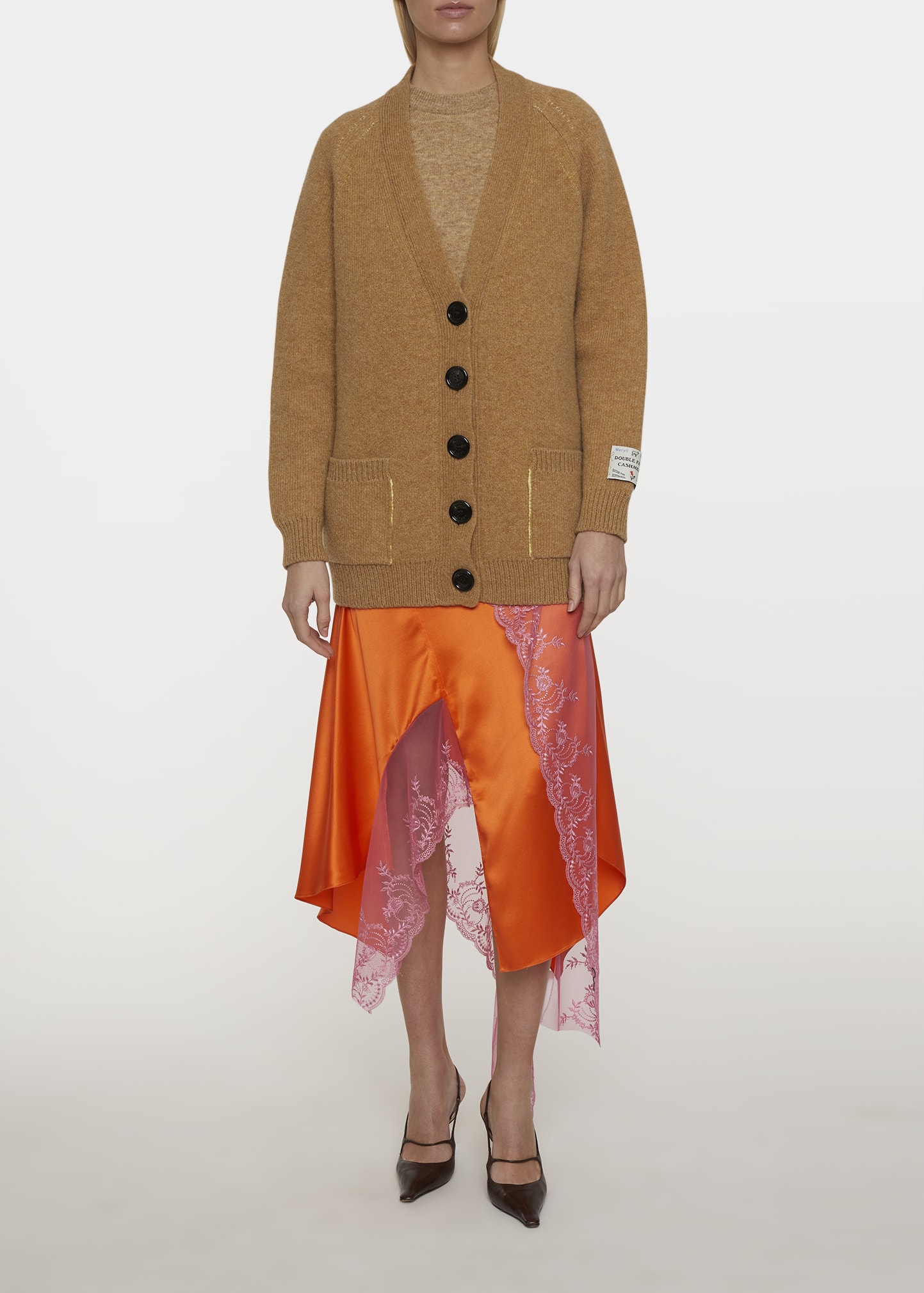 MERYLL ROGGE カーディガン MERYLL ROGGE | CUT-OUT CARDIGAN