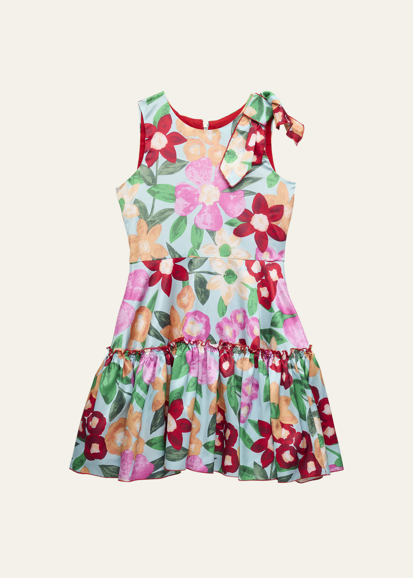 Zoe Girl's Madeline Floral-Print Tiered Dress, Size 7-16 International ...