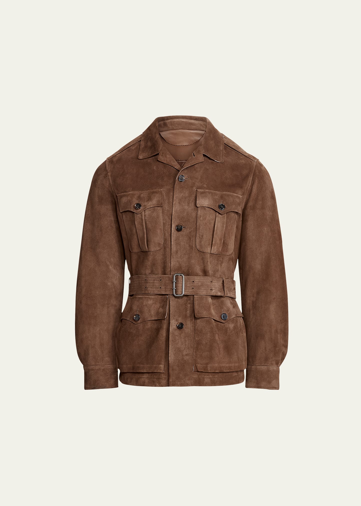 Ralph Lauren Purple Label Olive Linen Silk Snowdon Safari