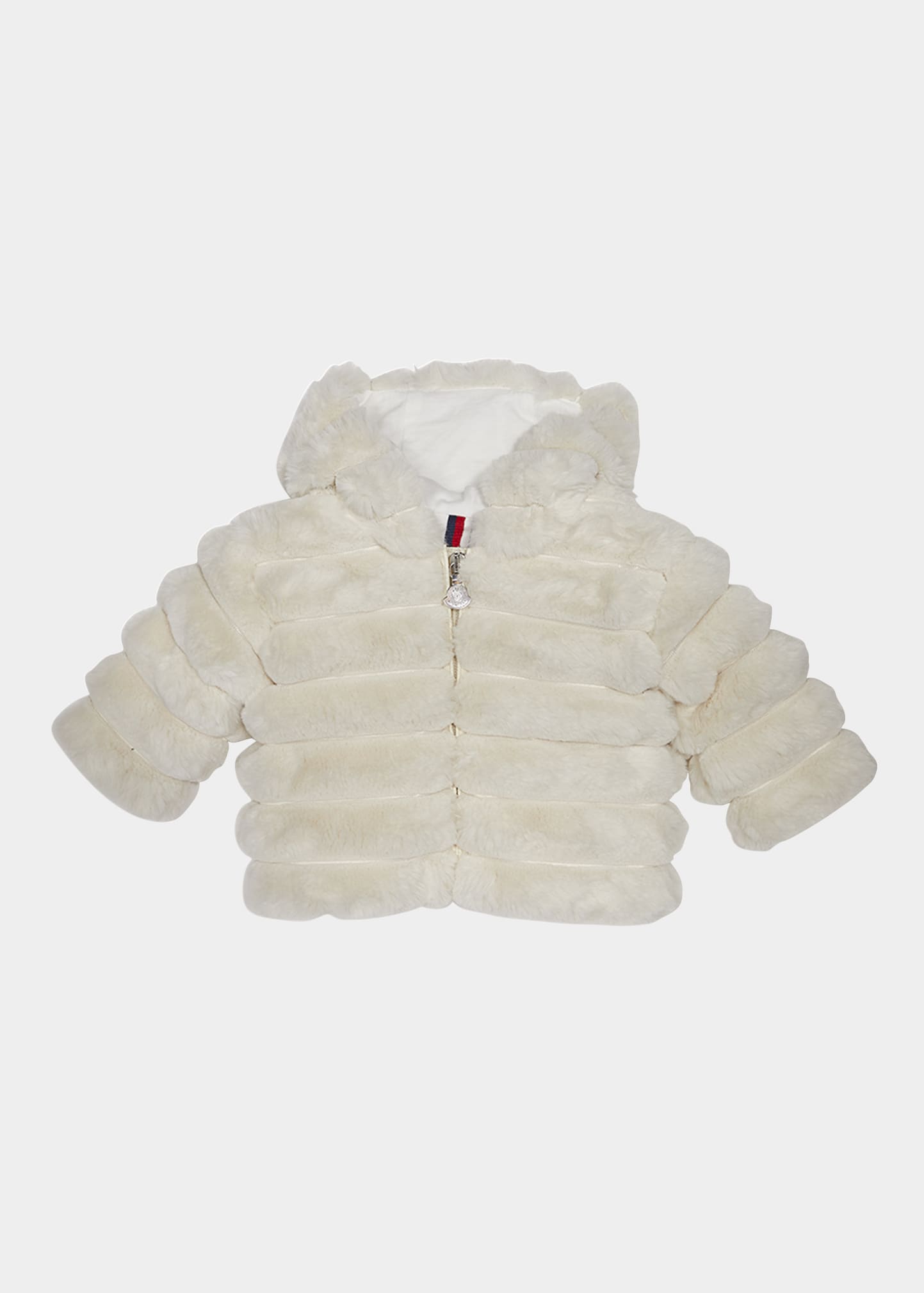 Girls Faux Fur Coat owl Winter Fleece Jacket 