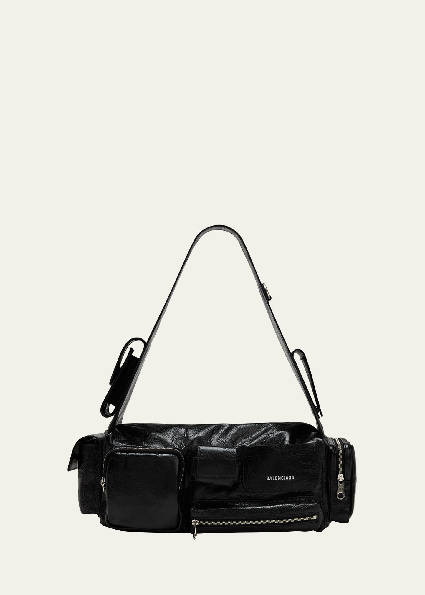 Balenciaga Women's Superbusy Large Leather Sling Bag