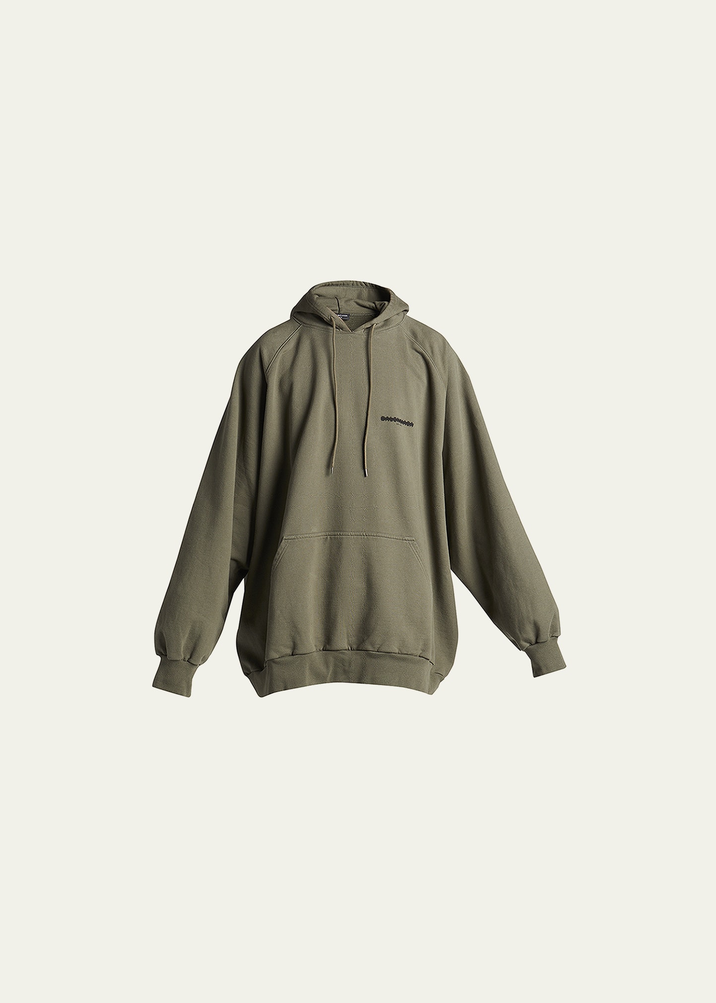 Balenciaga Men's Strike 1917 Logo Oversized Hoodie