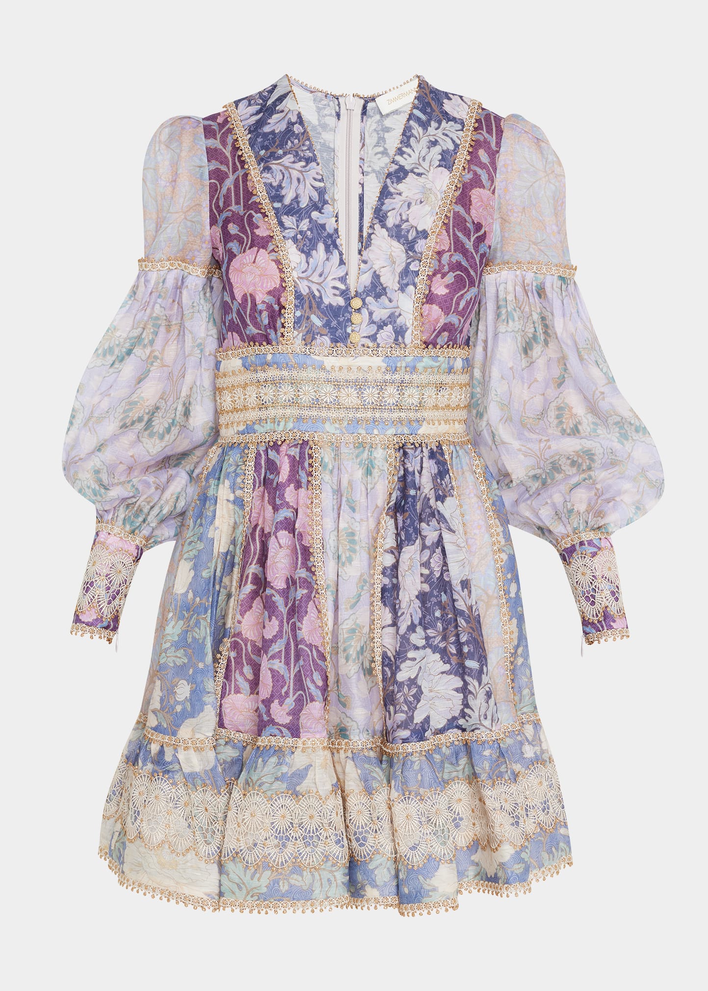 chinese dress ladies Zimmermann Celestial Zodiac Mini Dress main image 1