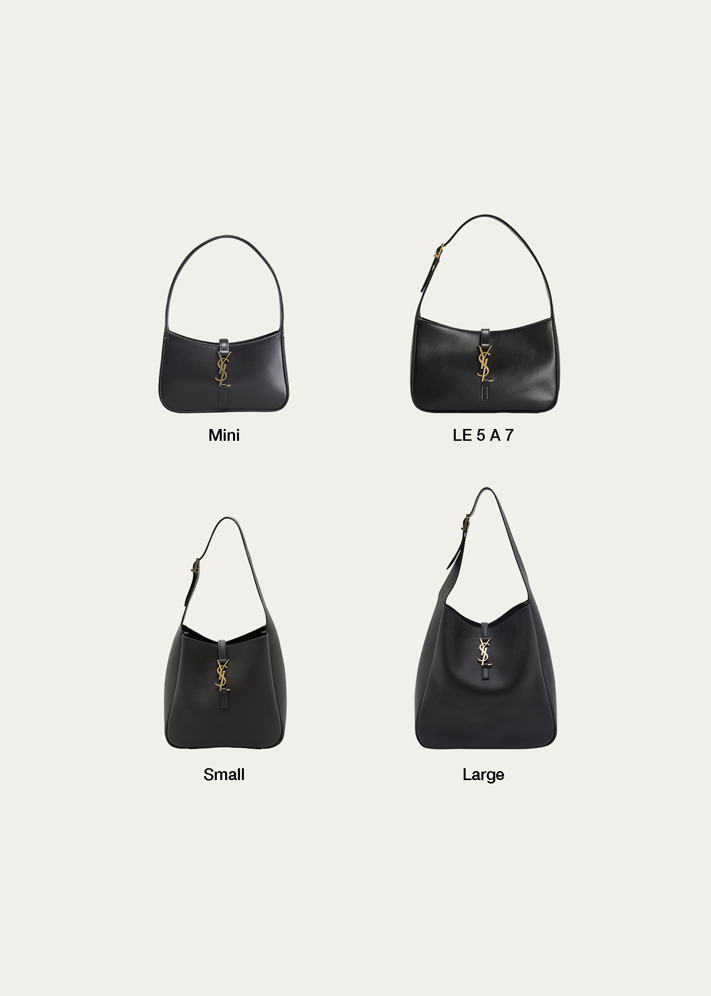 Saint Laurent Le 5 A 7 Mini Shoulder Bag in Smooth Leather