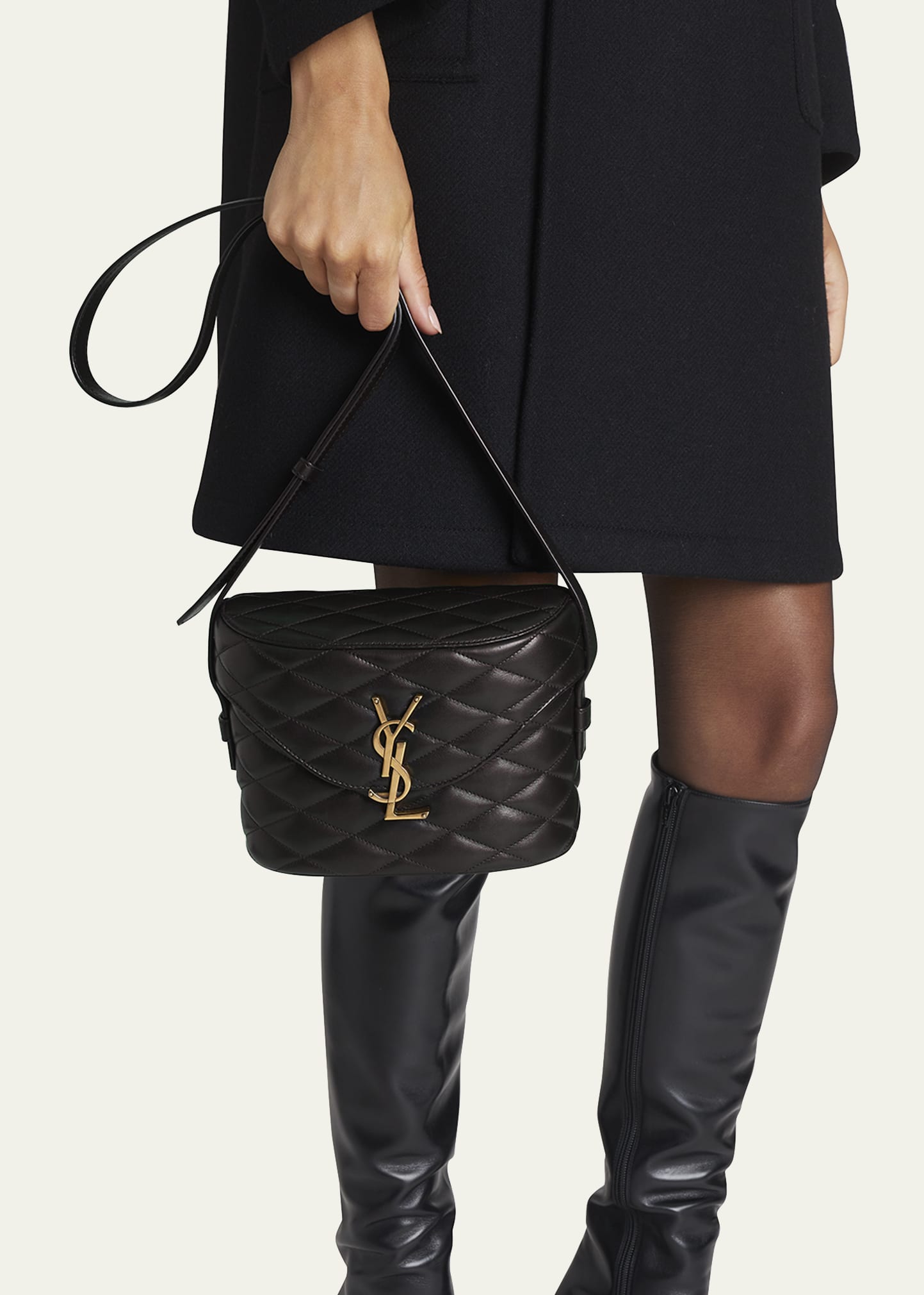 YSL Yves Saint Laurent Adjustable Strap Crossbody Bags