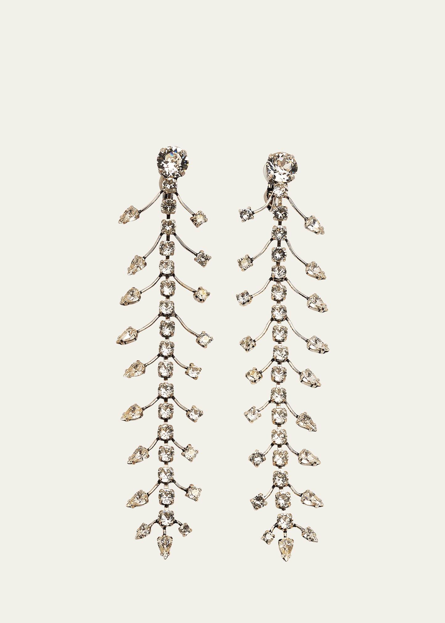 Ysl fish bone earrings sales