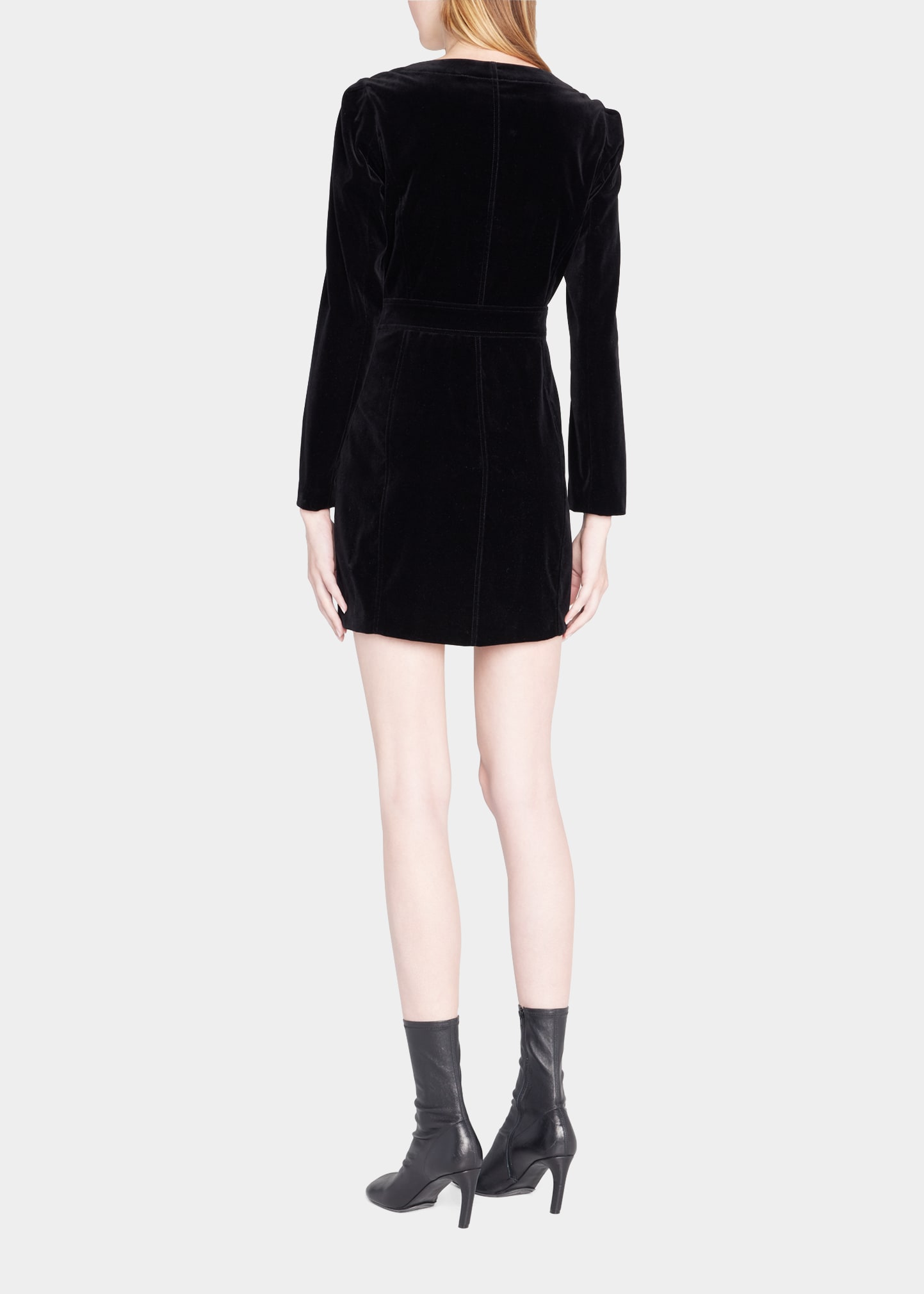 ivy velvet mini dress Ivy | Teal Velvet Cut Out Mini Dress With Ruffle Sleeves  Club L London