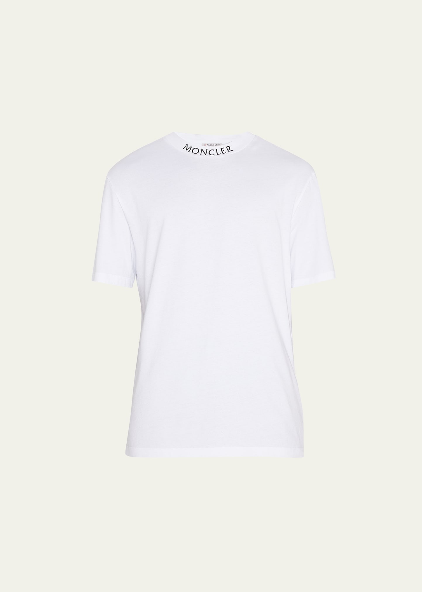 Moncler Men's Logo-Neck T-Shirt - Bergdorf Goodman