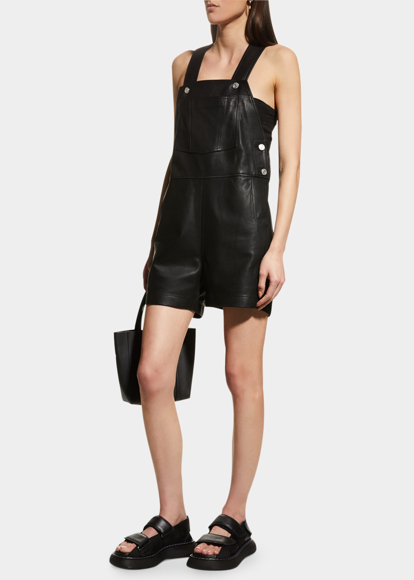 chinese dress ladies Crying Is Badass Leather Overall Dress  DASH OF PEP