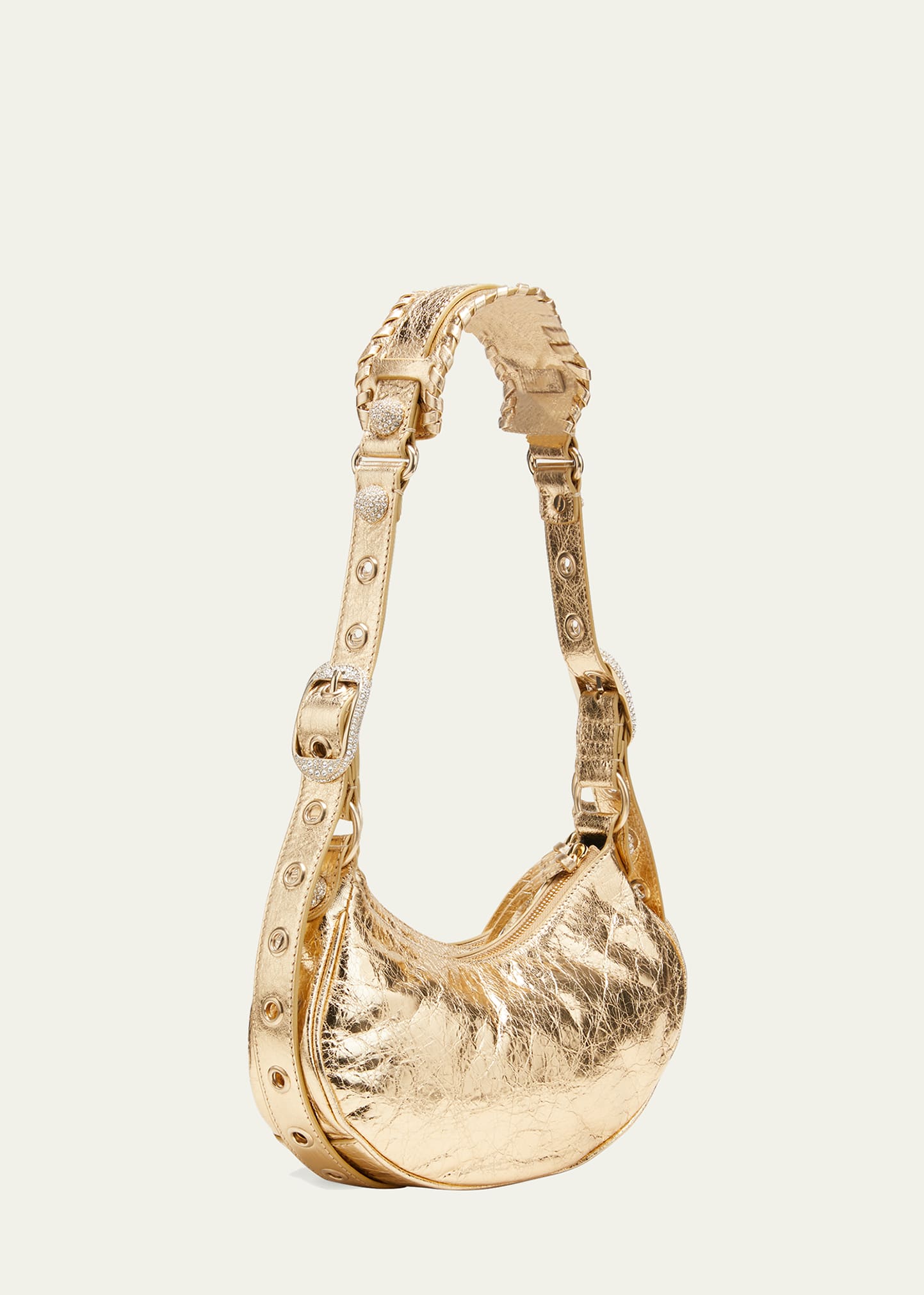 Balenciaga Le Cagole XS Metallic Strass Shoulder Bag - Bergdorf
