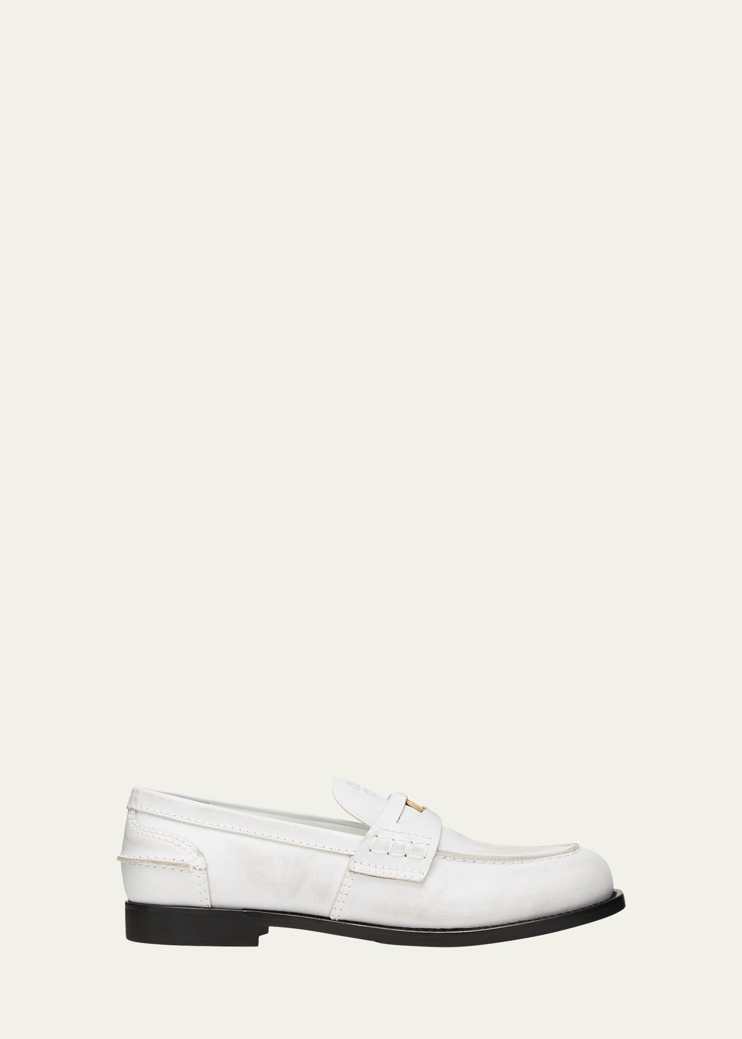 ローファー・オックスフォード MIU MIU Coin loafers Beige MIU ベージュ系 MiuMiu(ミュウミュウ) ローファー