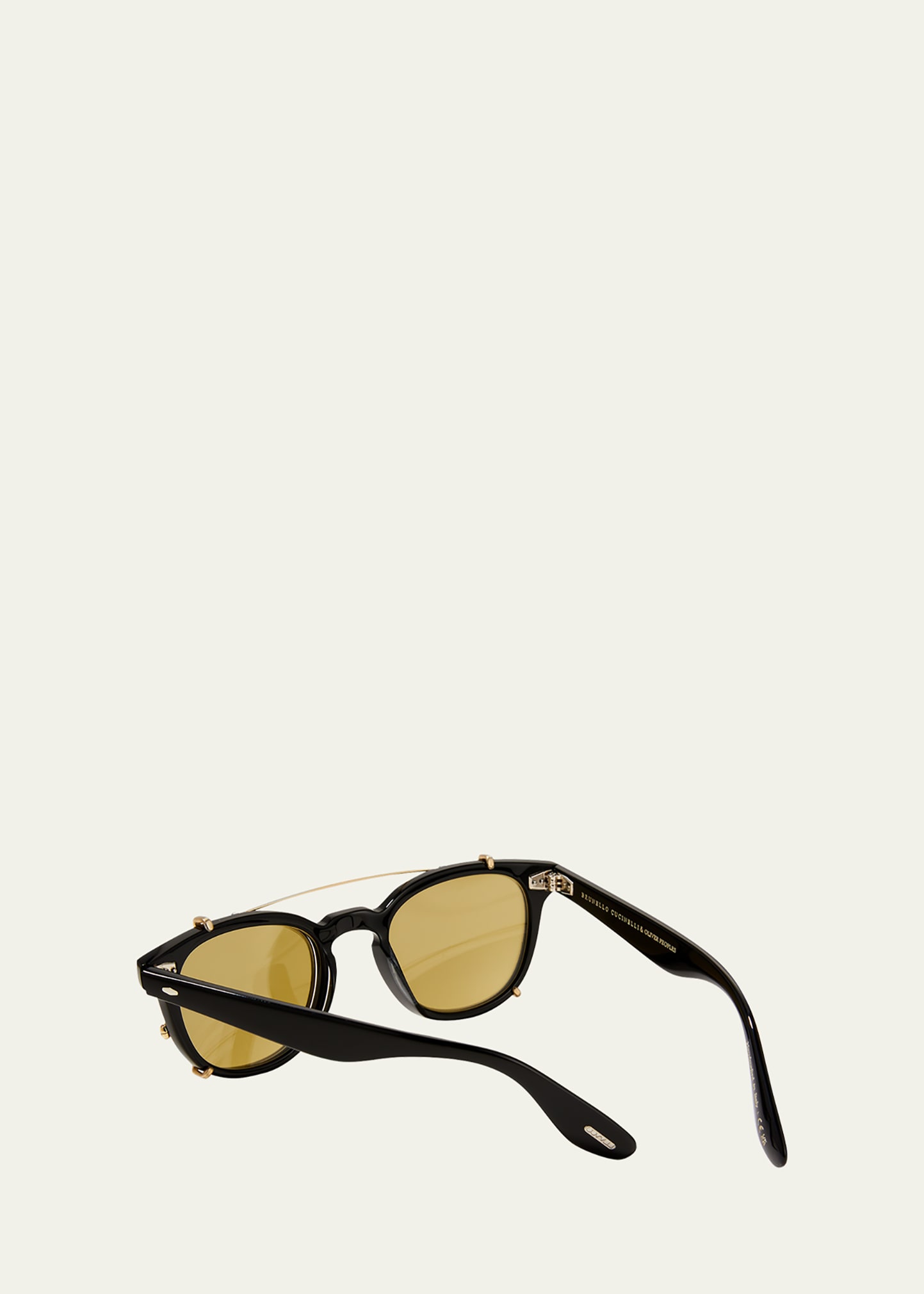 Brunello Cucinelli & Oliver Peoples Men's Jep Sun 49 Keyhole