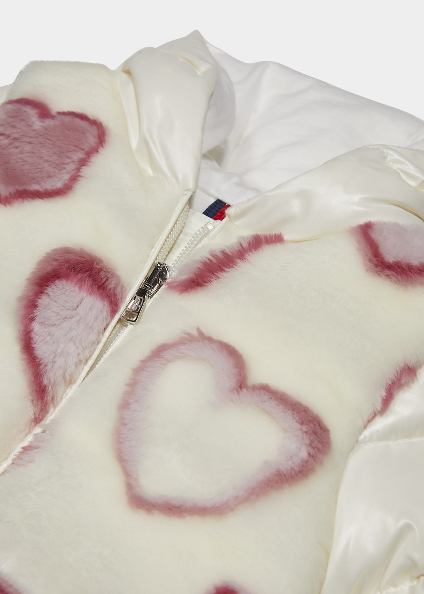 Moncler Girl's Adamas Heart-Print Jacket, Size 12M-3 - Bergdorf