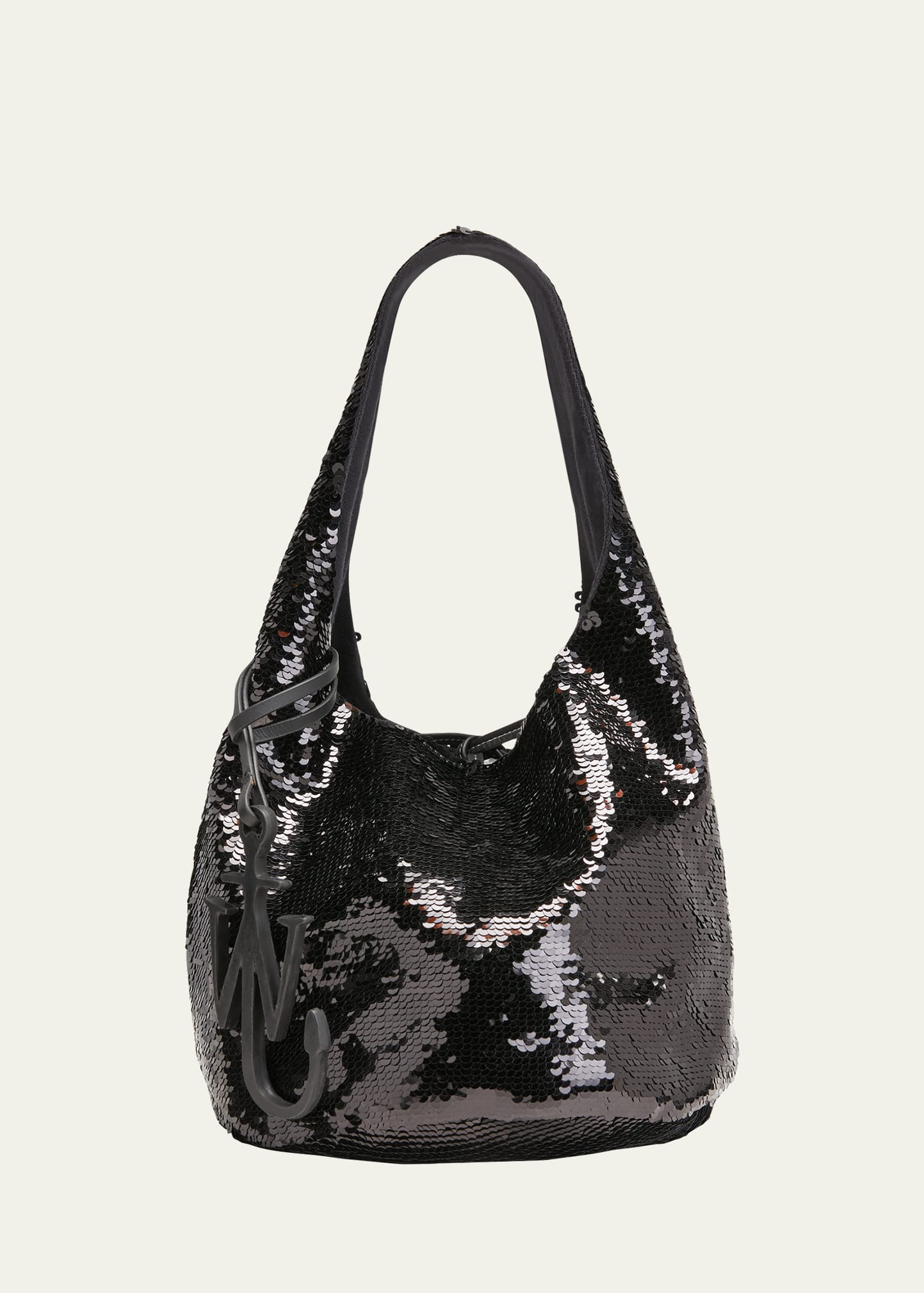 Black sequin 2025 tote bag