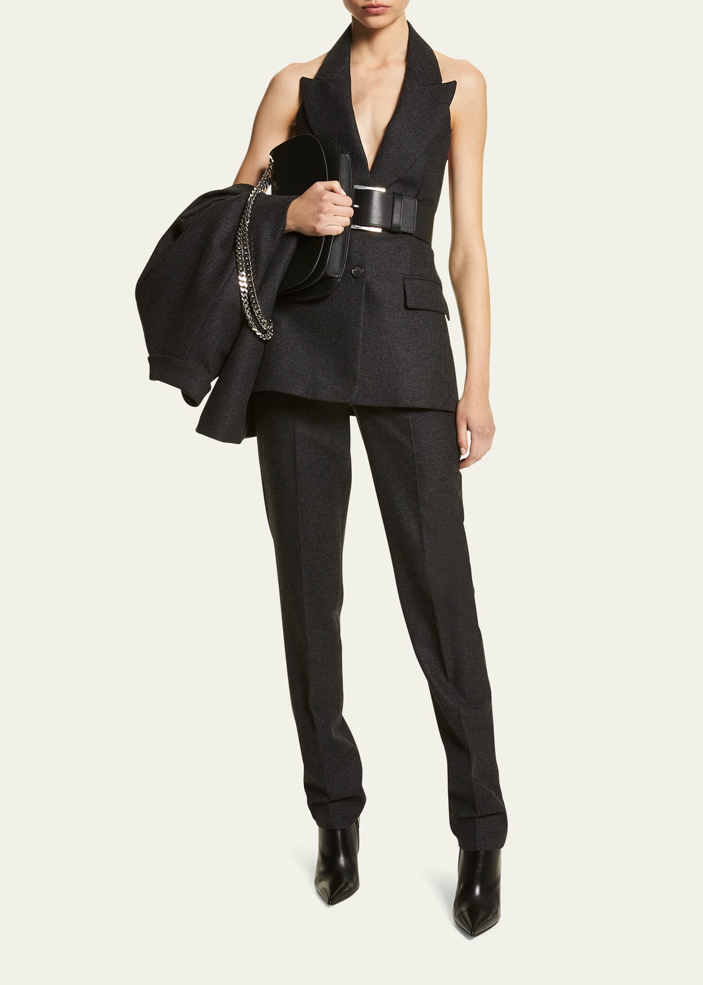 Michael Kors Collection Single-Breasted Cashmere Halter Vest - Bergdorf  Goodman