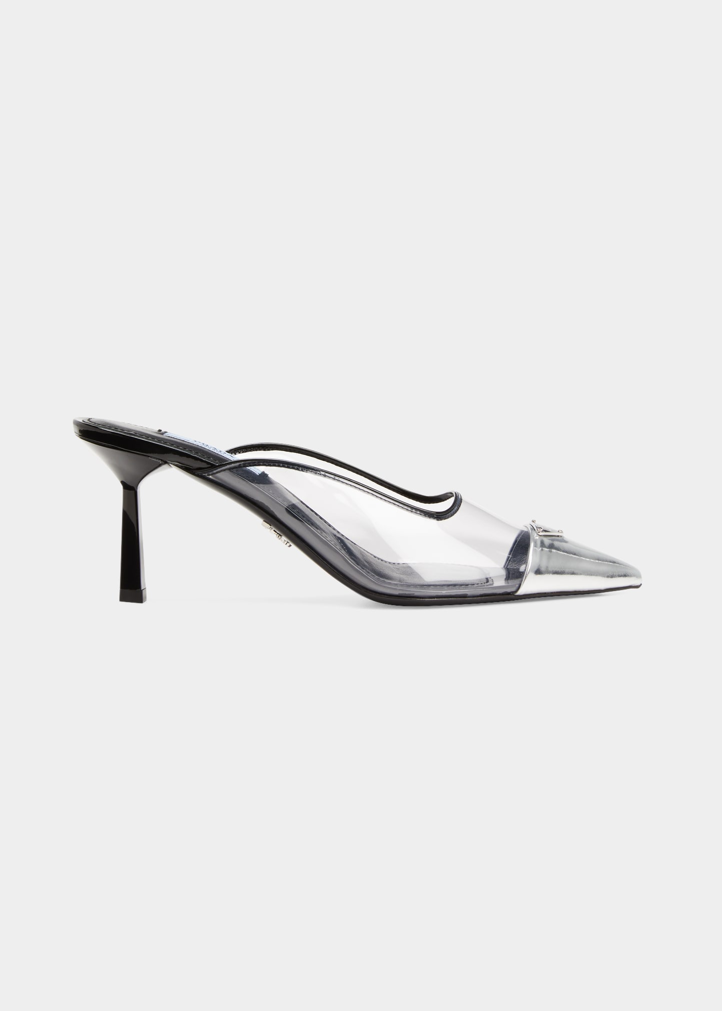 Prada deals metallic mules