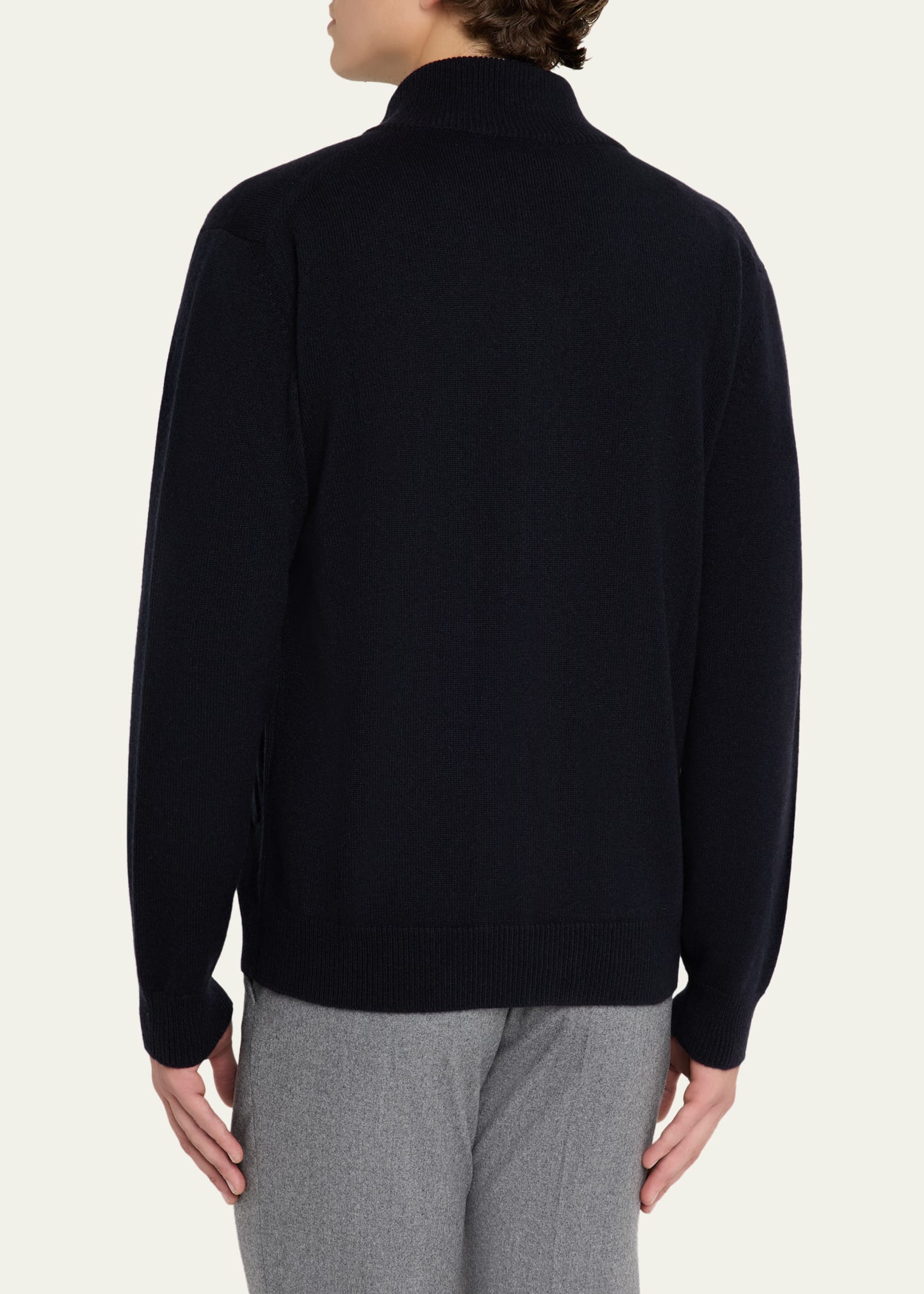 Brioni Men's Full-Zip Cashmere Cardigan Sweater - Bergdorf Goodman