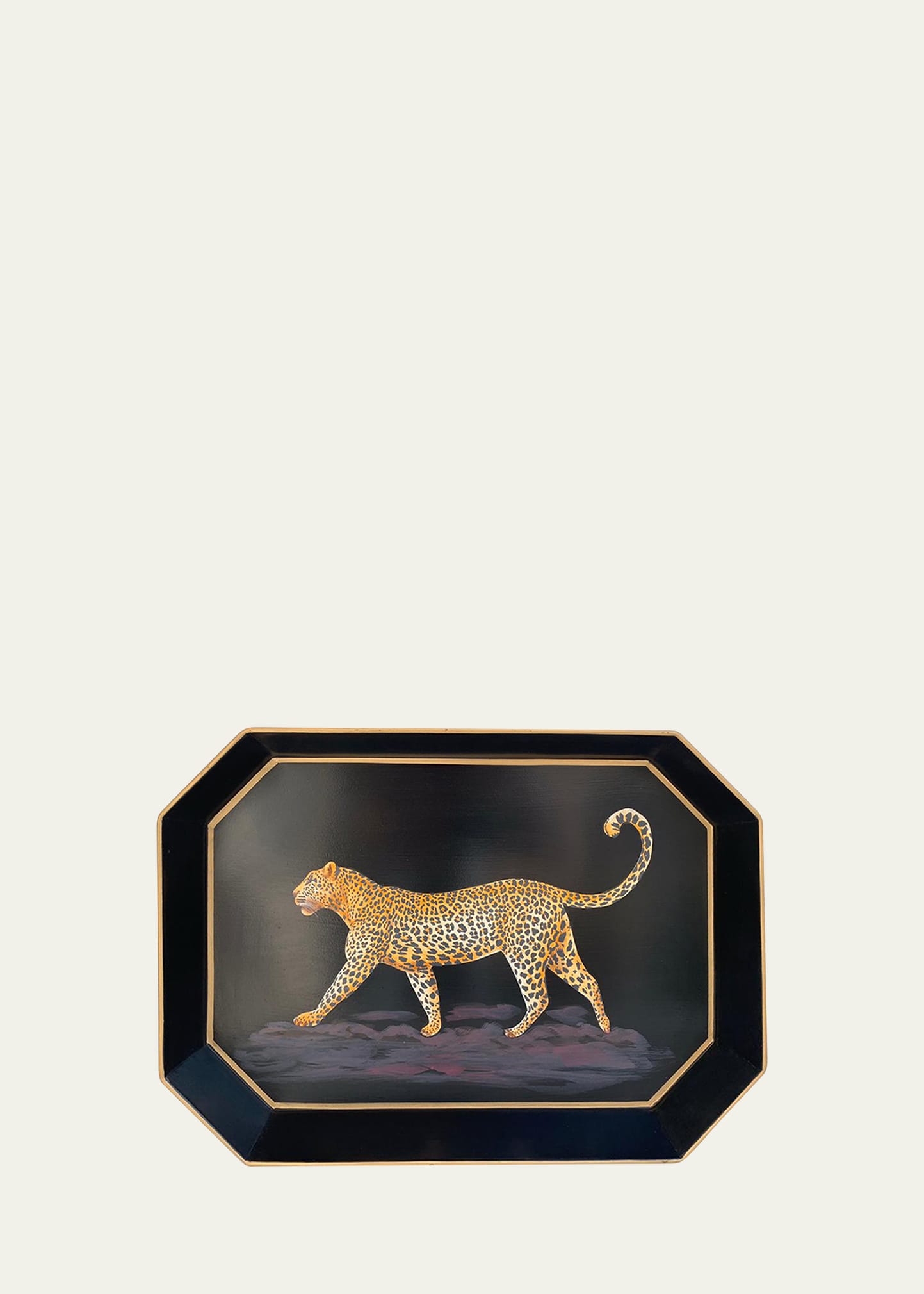 Les Ottomans Leopard Iron Tray