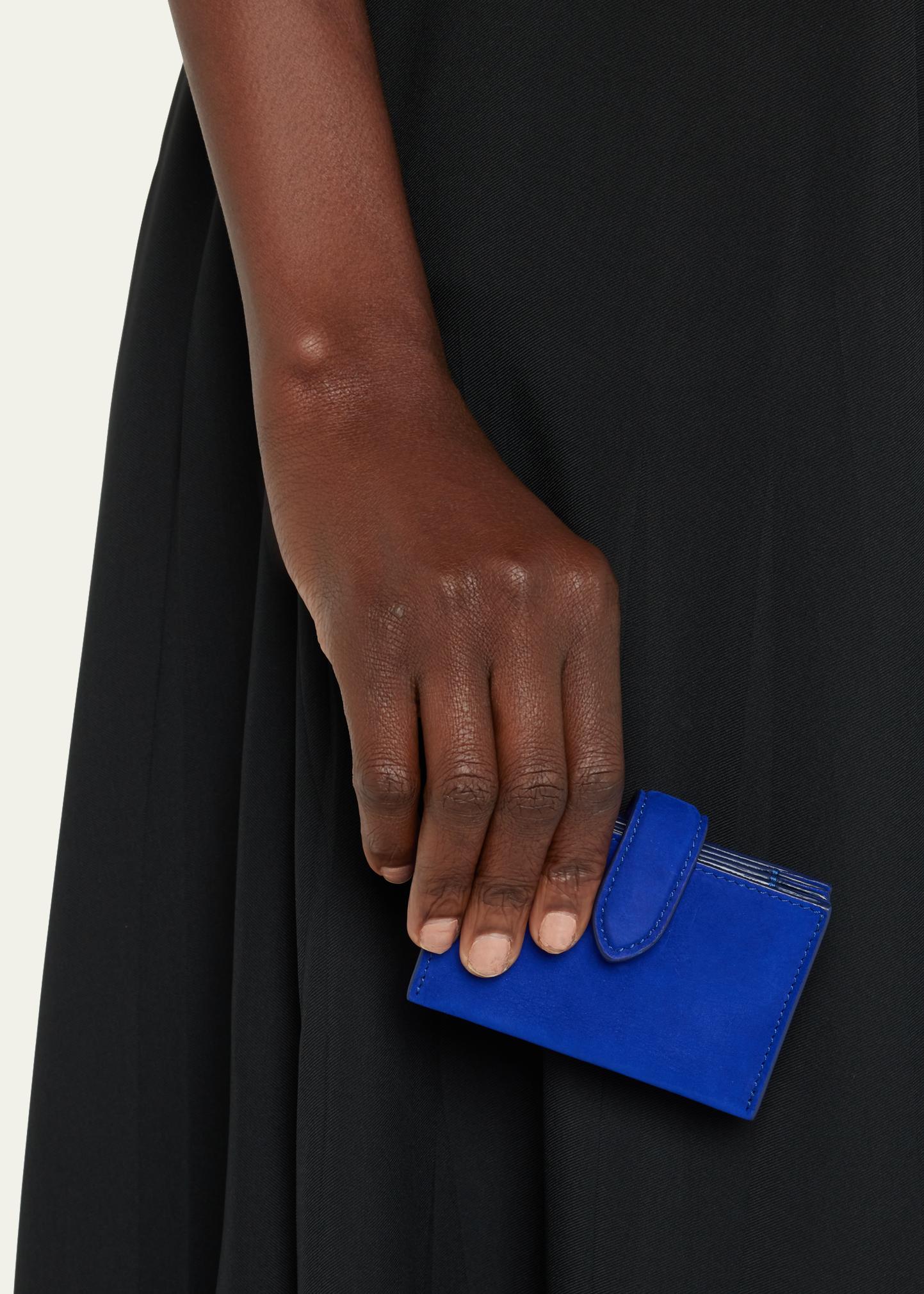 THE ROW Multi-Card Case in Nubuck Leather - Bergdorf Goodman