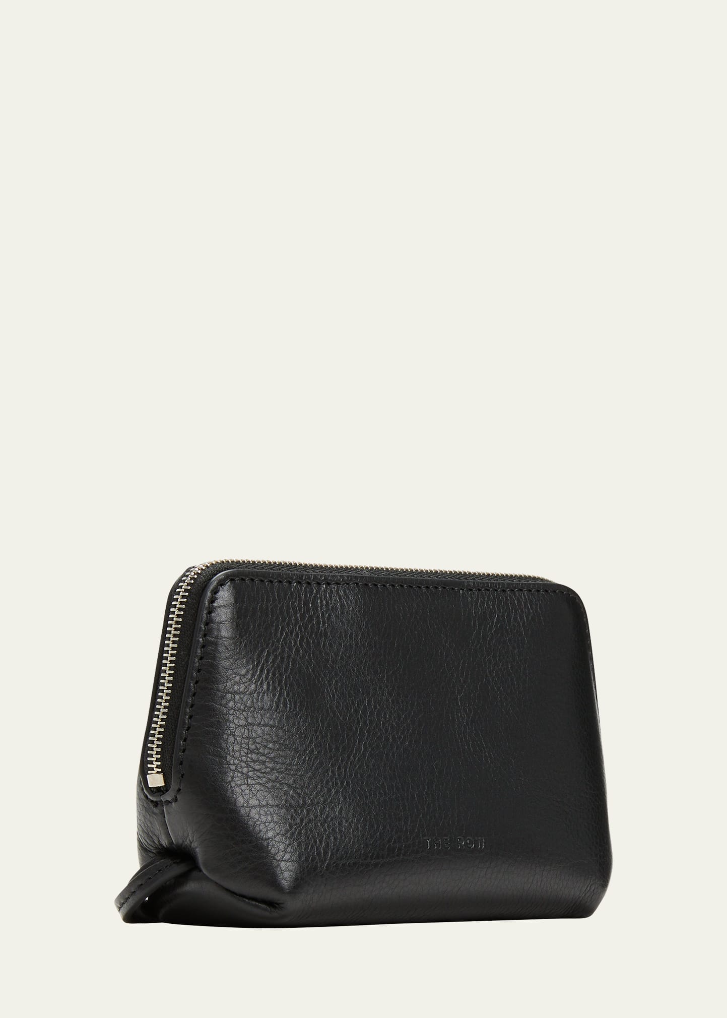 バッグ THE ROW Owen Pouch Grain Leather black Owen leather pouch in black - The Row | Mytheresa