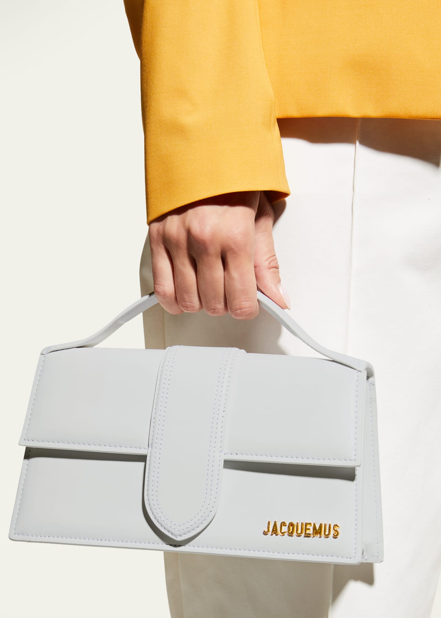 Jacquemus Le Grand Bambino Leather Top-Handle Bag - Bergdorf Goodman