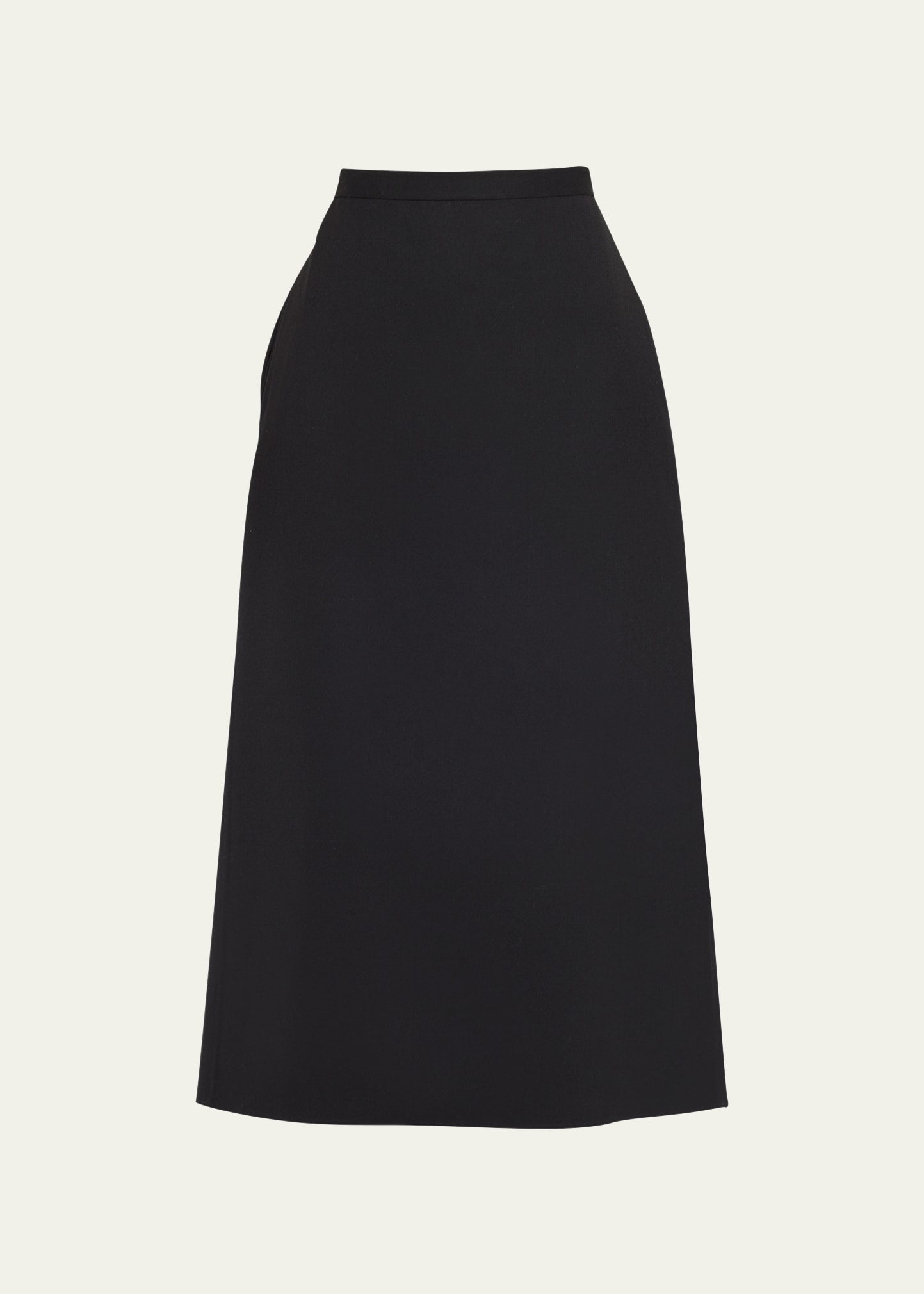 THE ROW Avianna Midi Wool Skirt Bergdorf Goodman