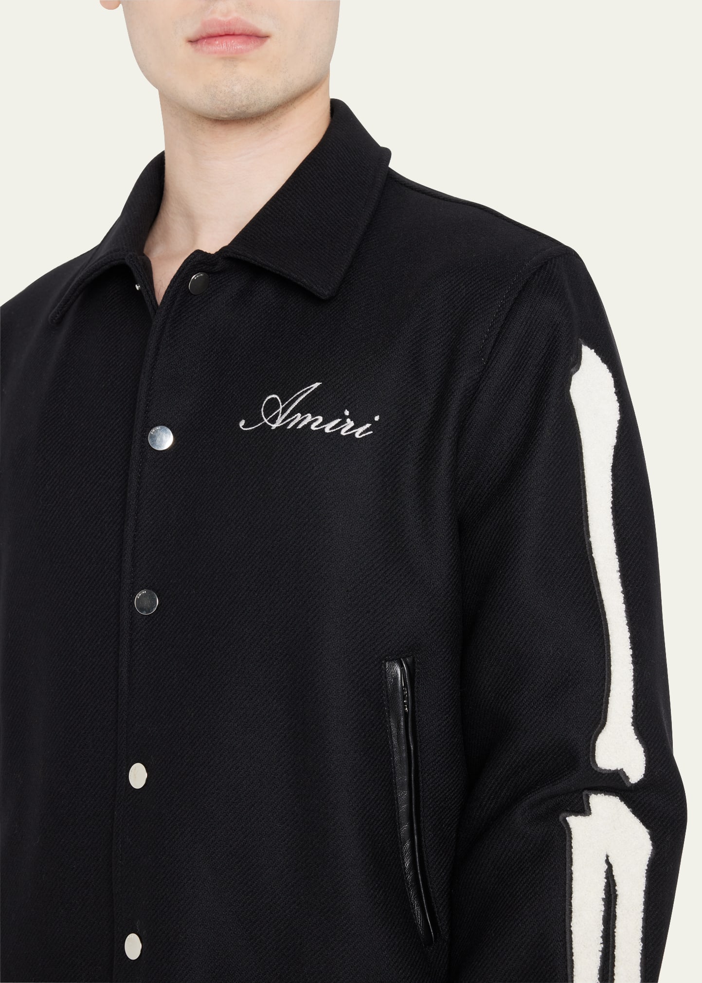 【国内正規】AMIRI BONES VARSITY JACKET 50 アミリ Amiri Bones Varsity Jacket – Justin Reed