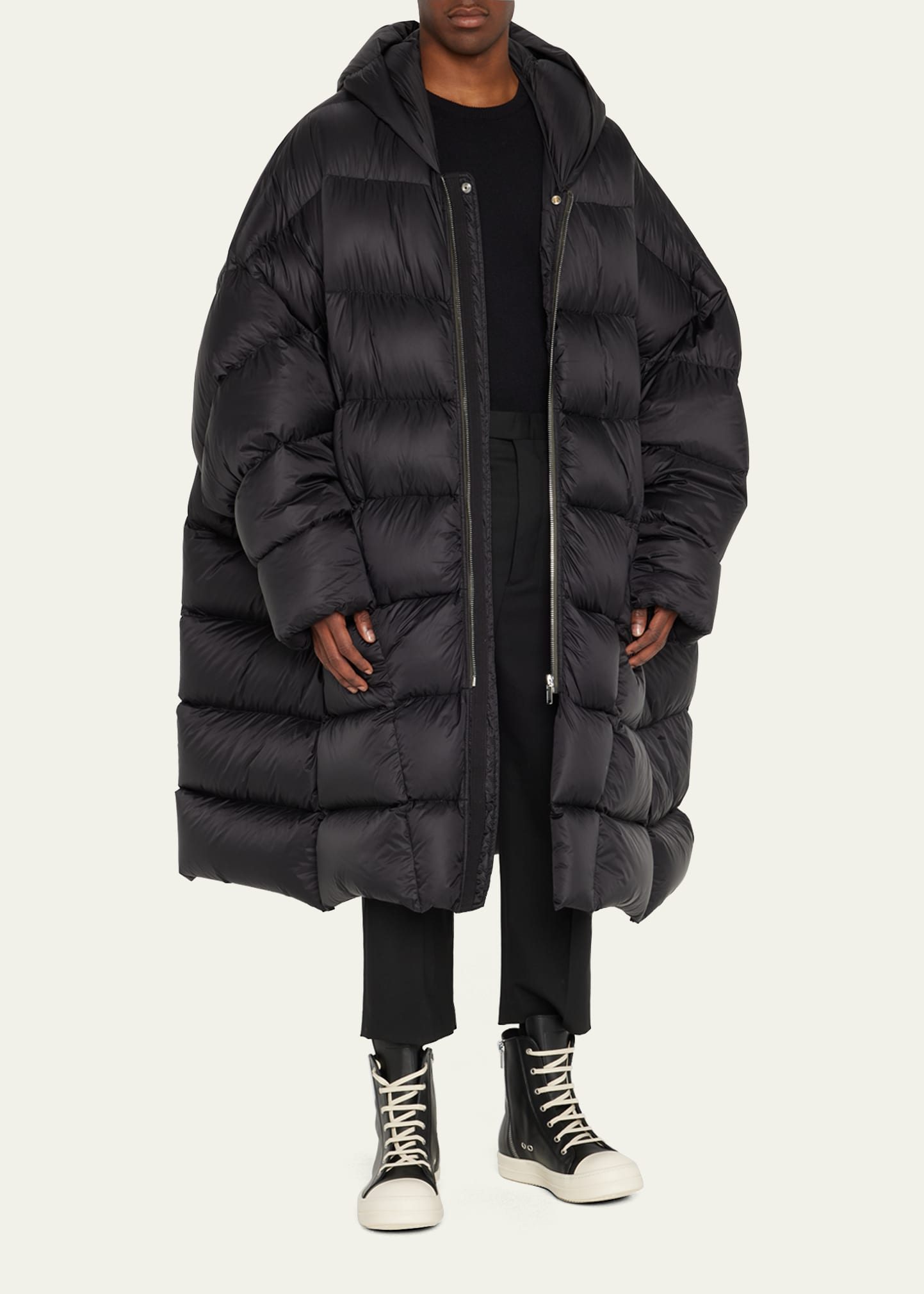 Rick Owens Men's Duvet Jumbo Peter Coat - Bergdorf Goodman