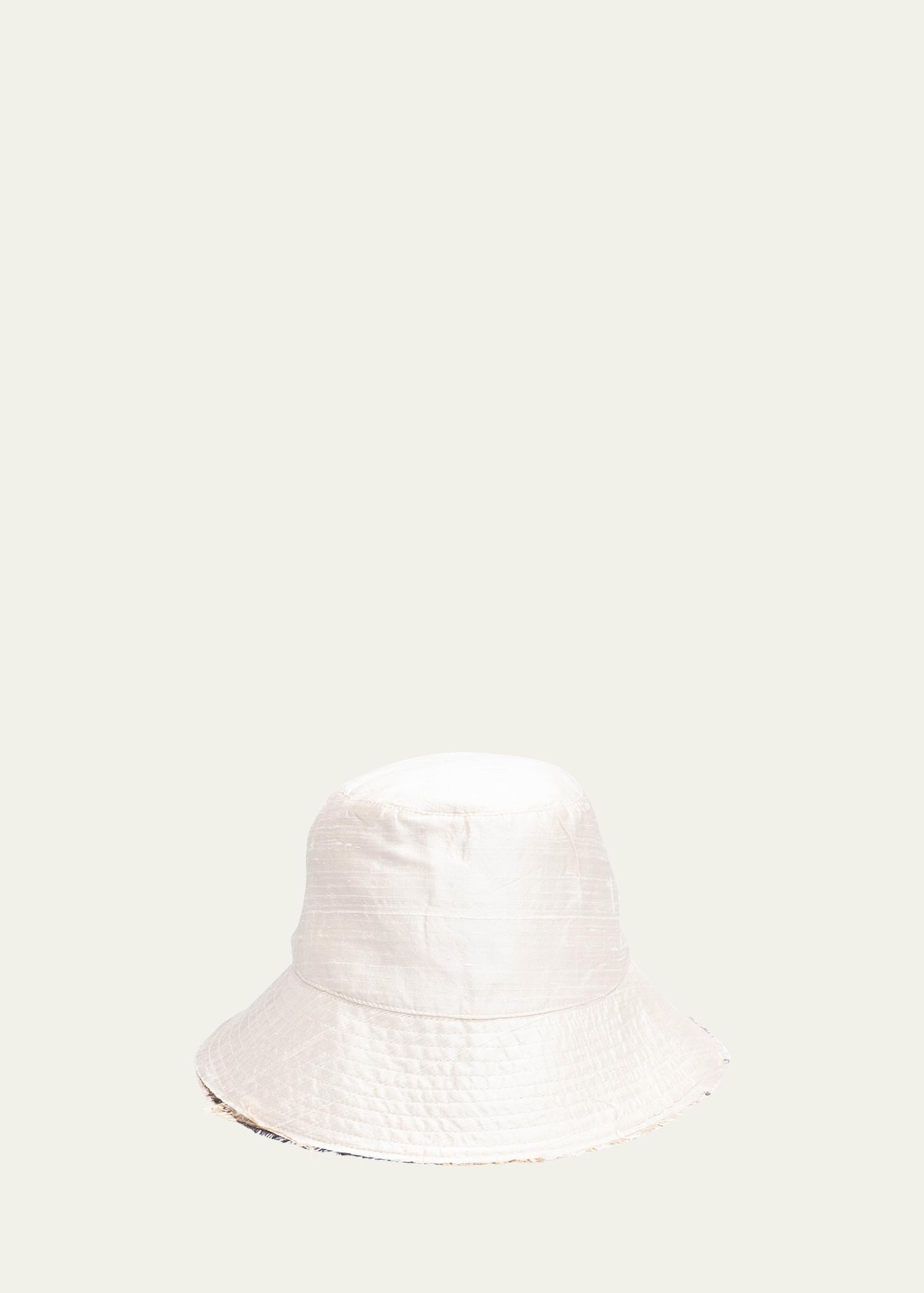 Eugenia Kim Toby Reversible Silk Bucket Hat - Bergdorf Goodman display picture 1
