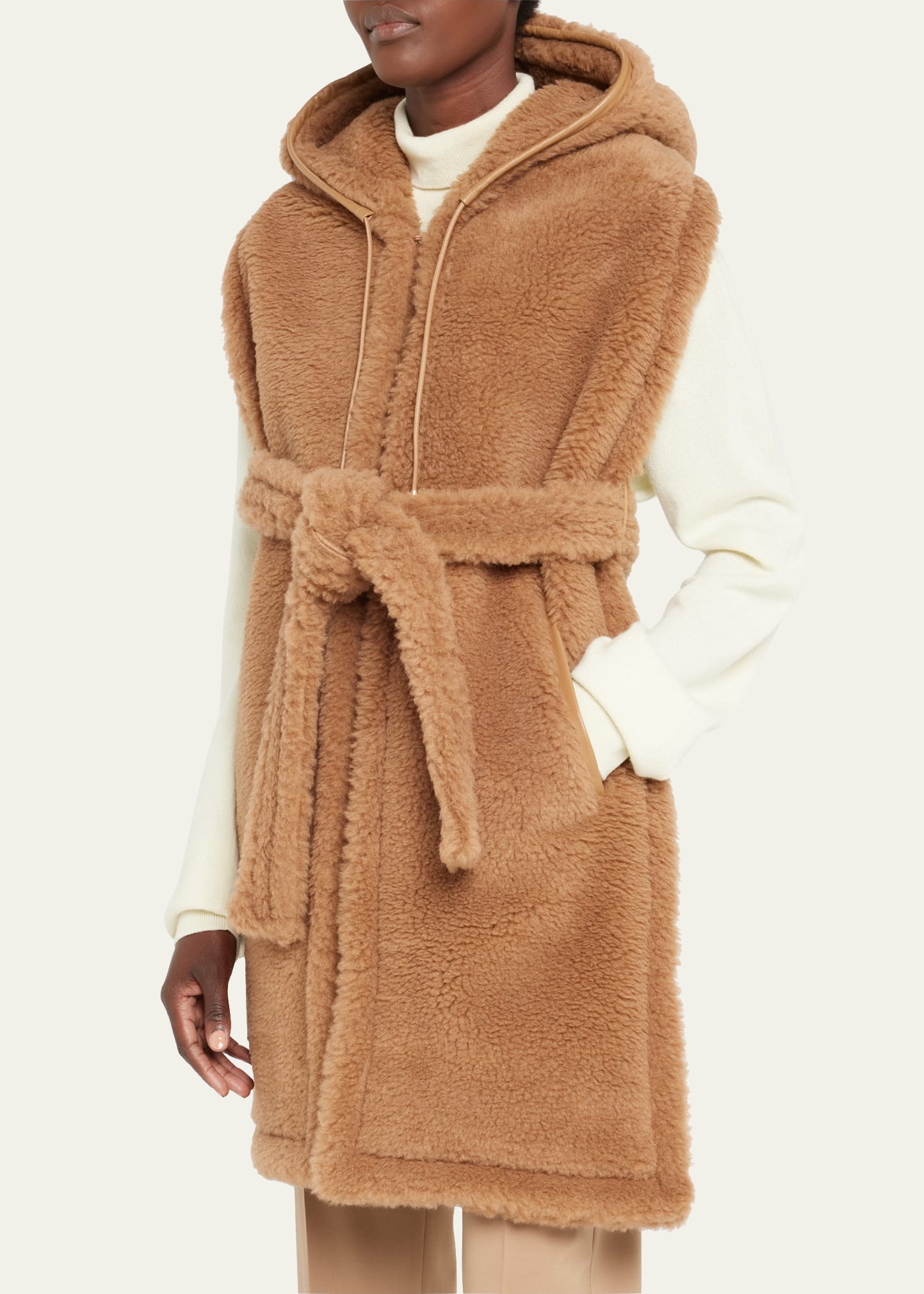 スカーフ MAX MARA 'Curvone' stole Brown Max Mara 'Curvone' Stole in Brown | Lyst