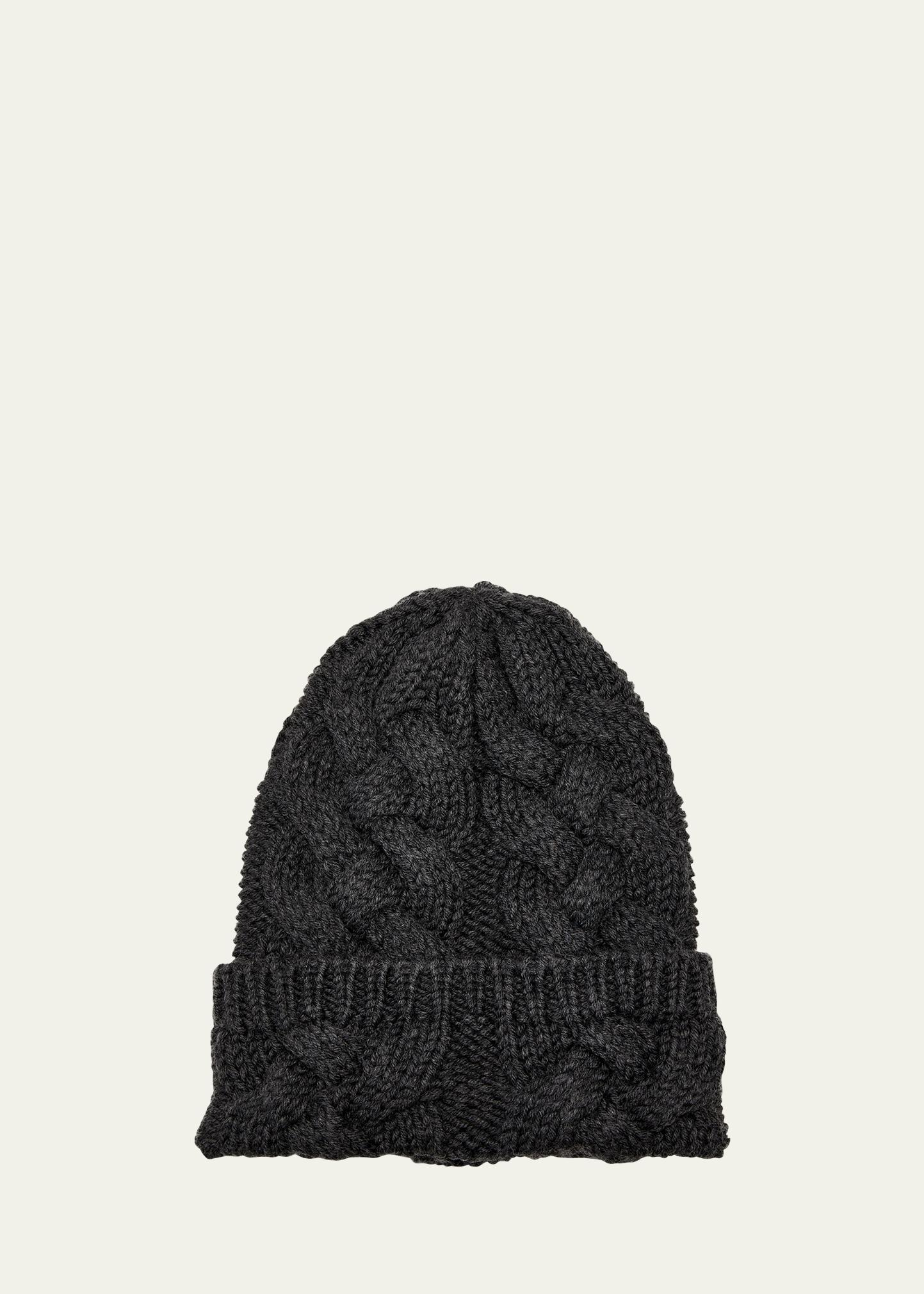 MaxMara Cable Knit Wool Beanie Hat Max Mara Apice virgin wool beanie Max Mara main image 2