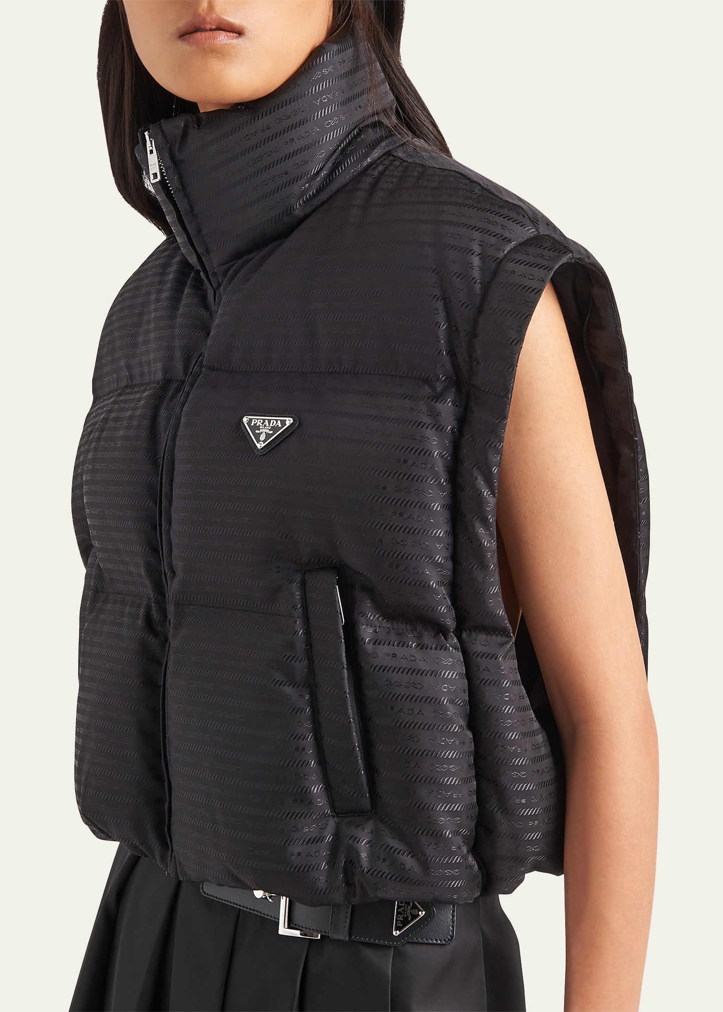 prada sports downjacket 手袋付き シーズンオフ価格極美品 Men's Prada Puffer Jacket Down Coat Grey Sport Size 54 Large