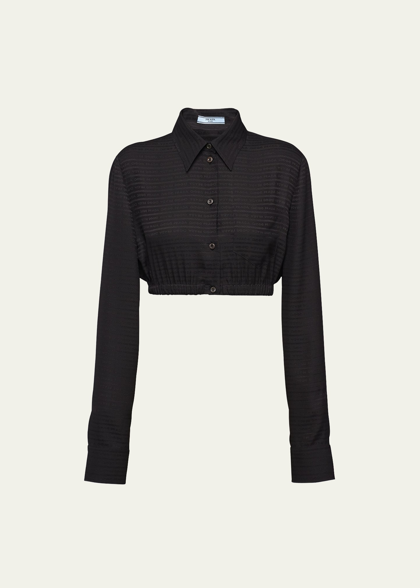 【プラダ・PRADA】Jacquard crepe de Chine pajamas Prada Jacquard Crêpe De Chine Pajamas in Blue | Lyst UK