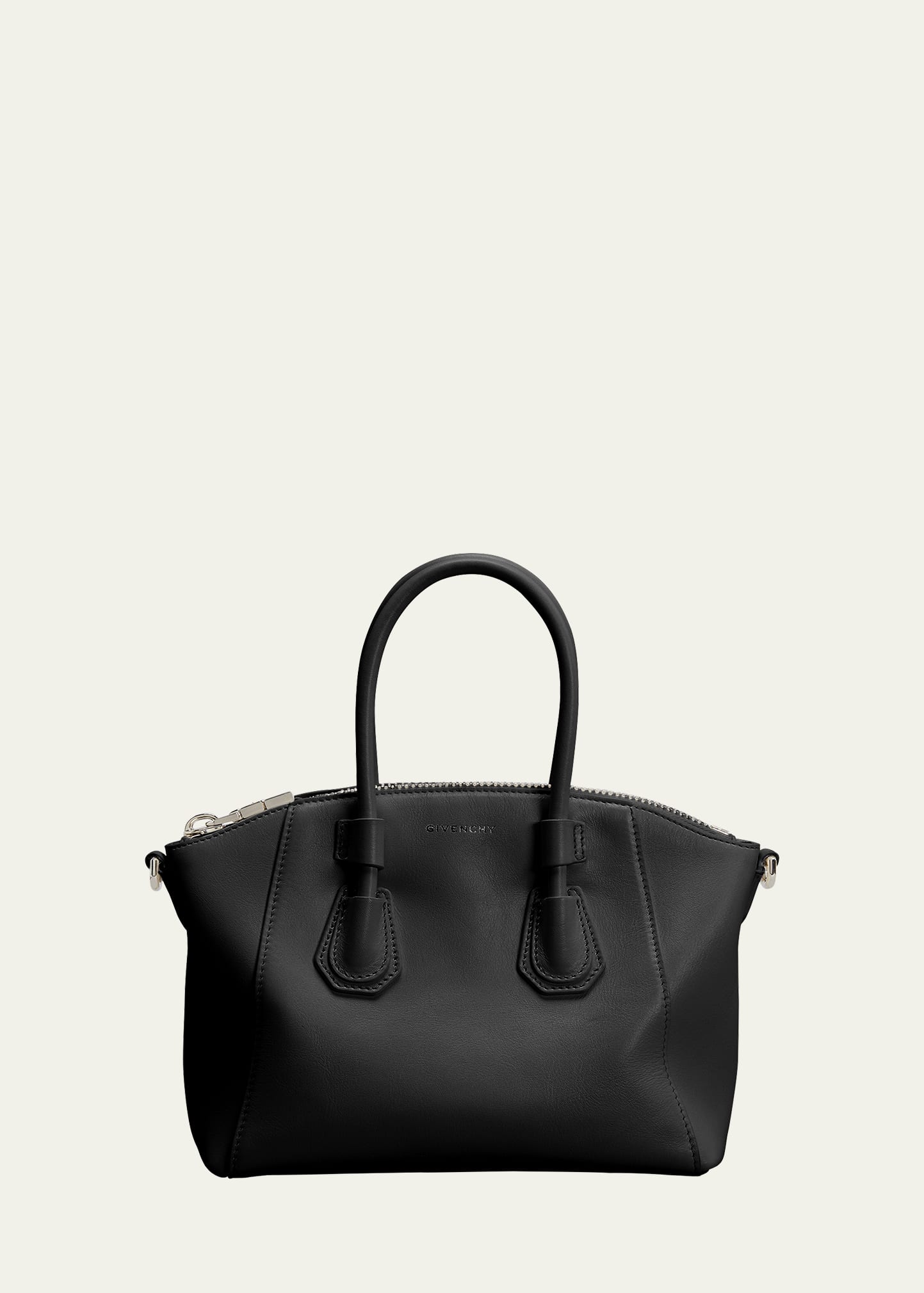 Shop GIVENCHY ANTIGONA Mini antigona lock bag in padded leather