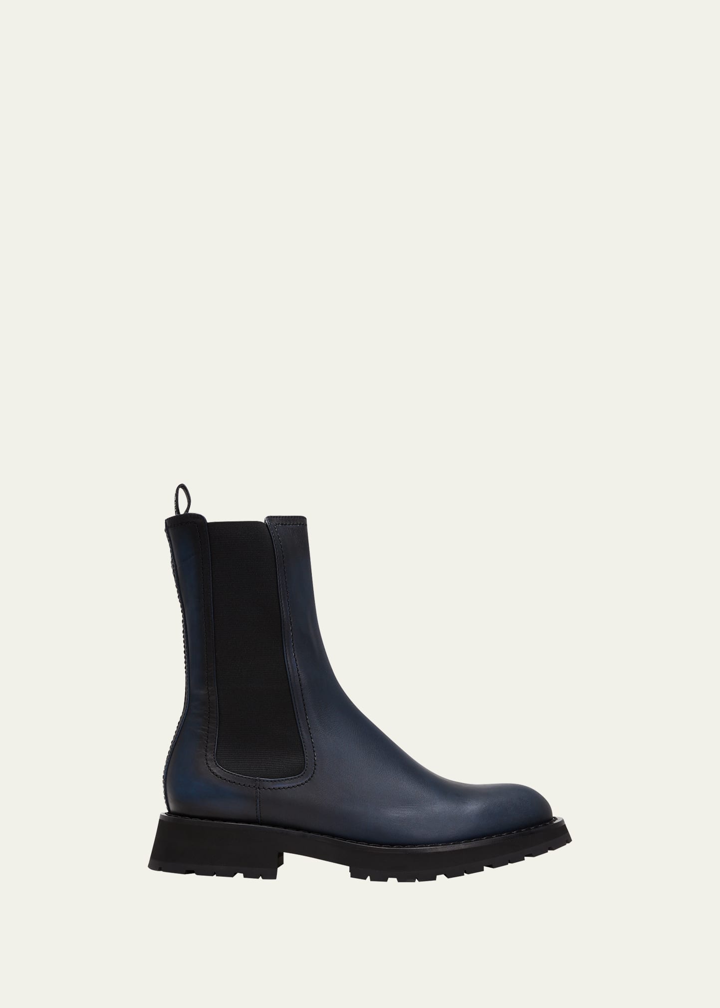 Alexander McQueen Men's Leather Combat Boots