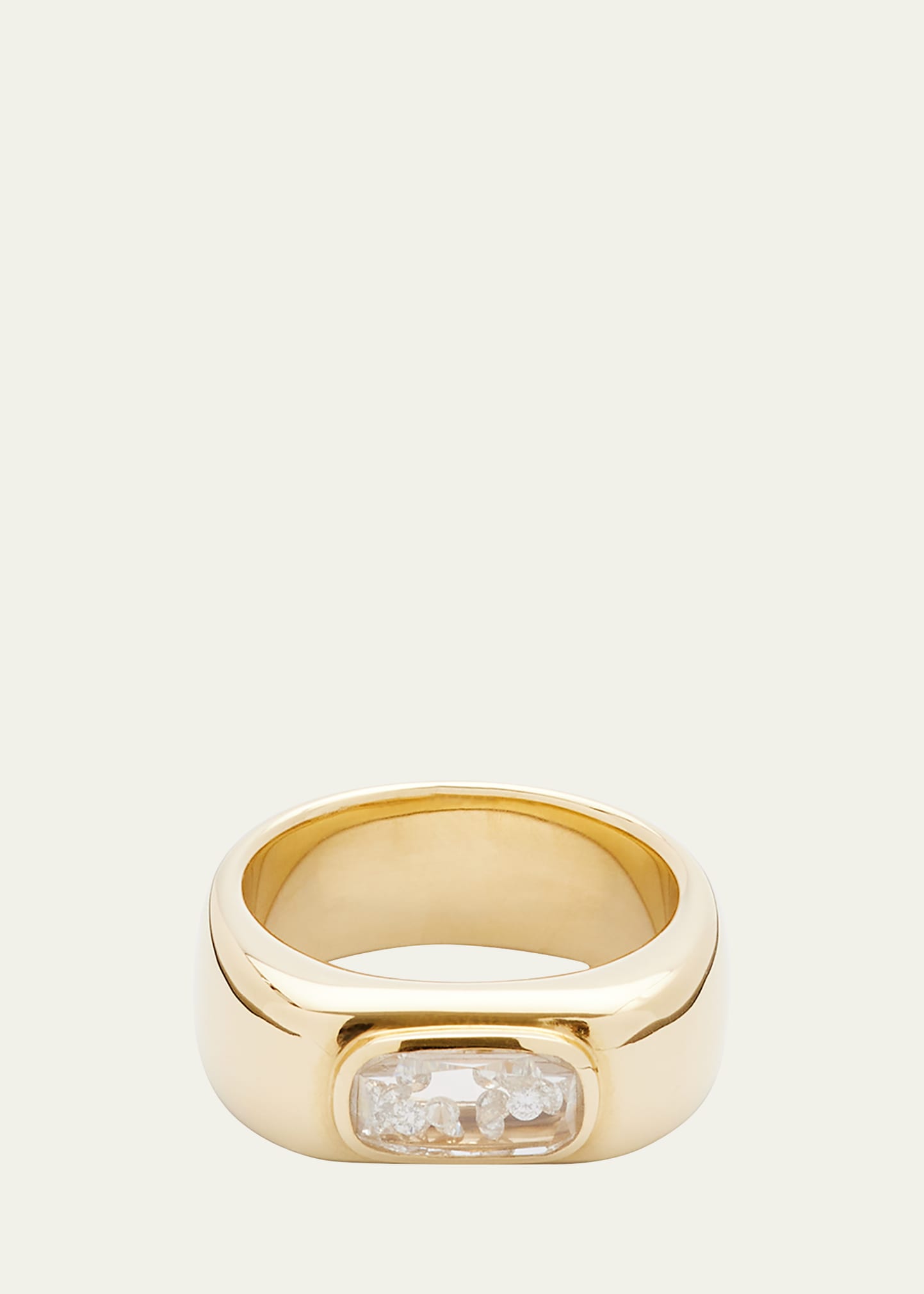 Moritz Glik Dalia Kaleidoscope Shaker Cigar Band with Diamonds