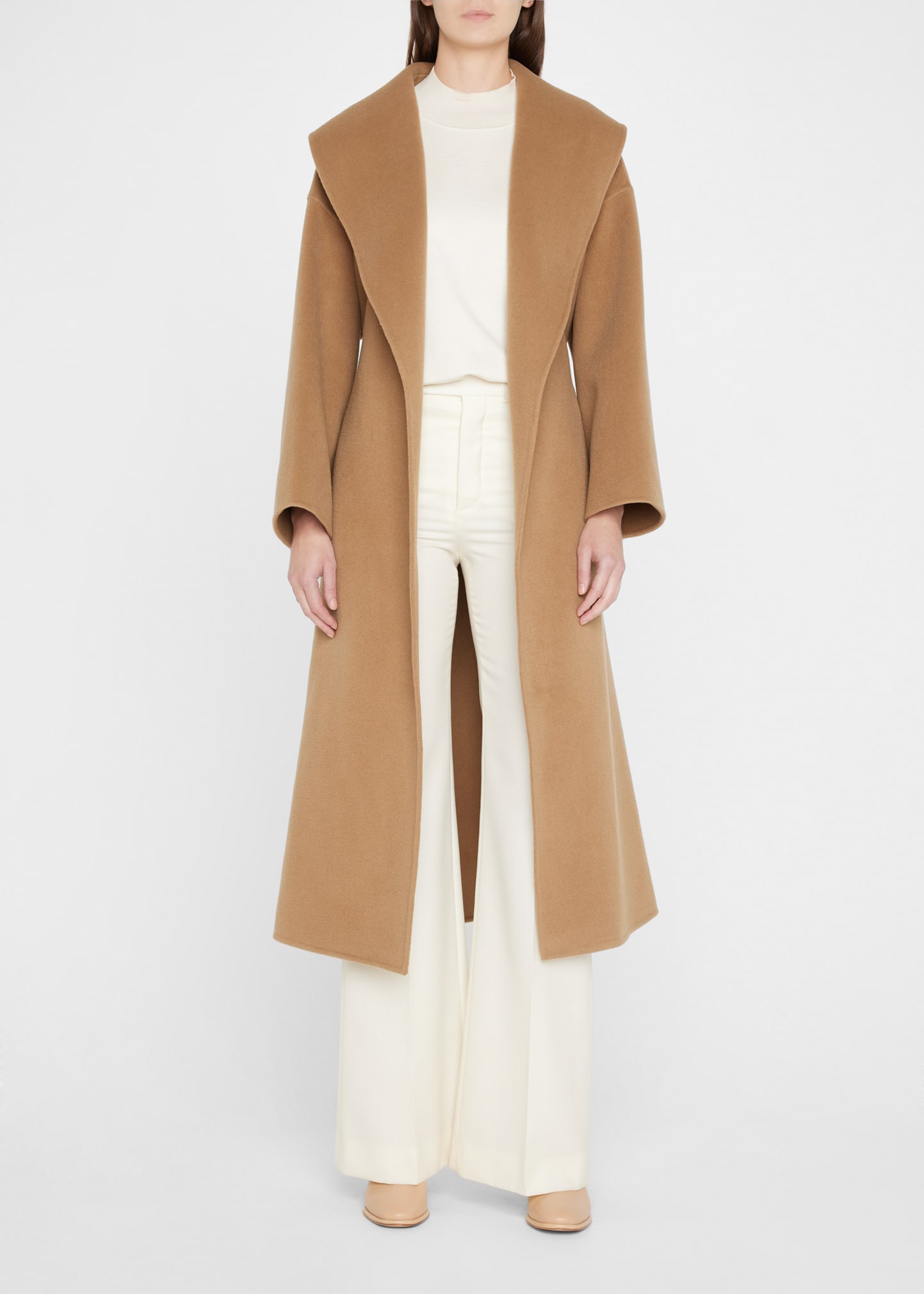 Jason Wu Belted Shawl-Collar Cashmere Wrap Coat - Bergdorf Goodman