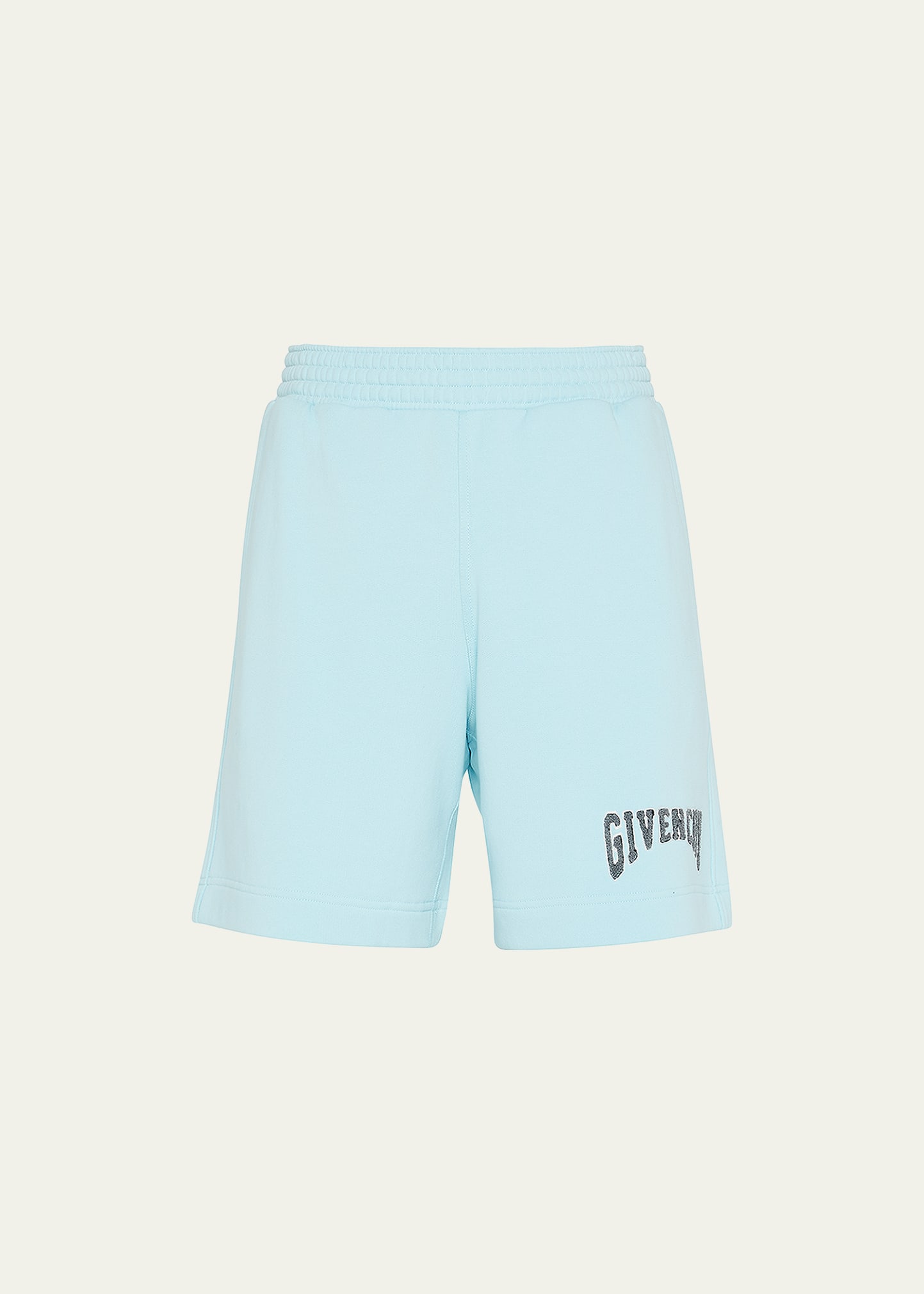 Givenchy Men's Towel Varsity Logo Sweat Shorts