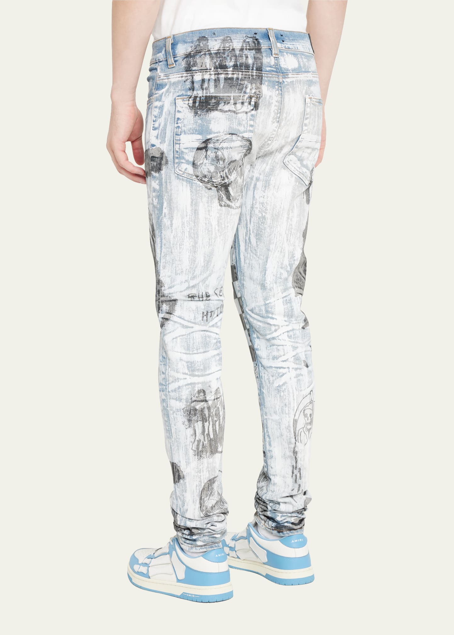 Amiri x Wes Lang Men's Sketch Jeans - Bergdorf Goodman